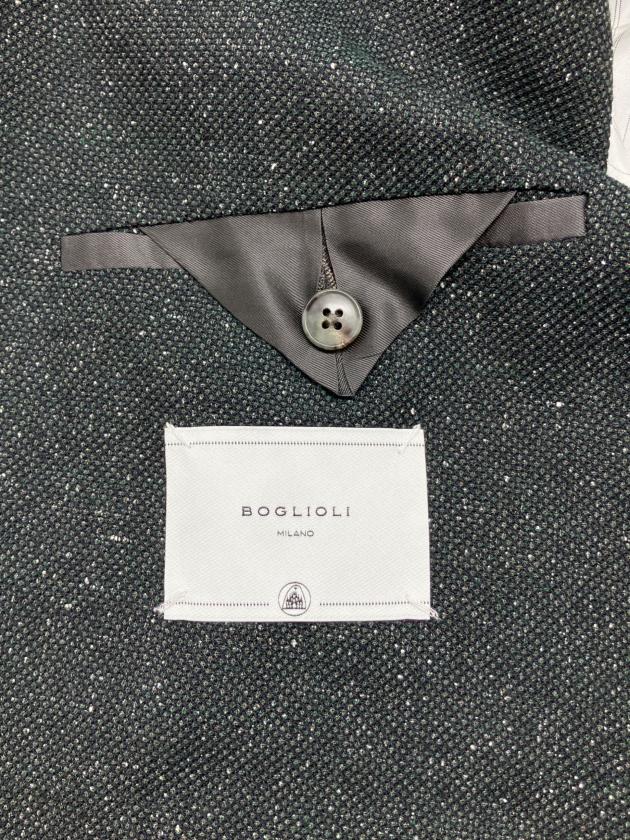 BOGLIOLI ボリオリ ダークグレー セットアップ 中古・古着通販】BOGLIOLI (ボリオリ) ウールコットンヘリンボーン3B