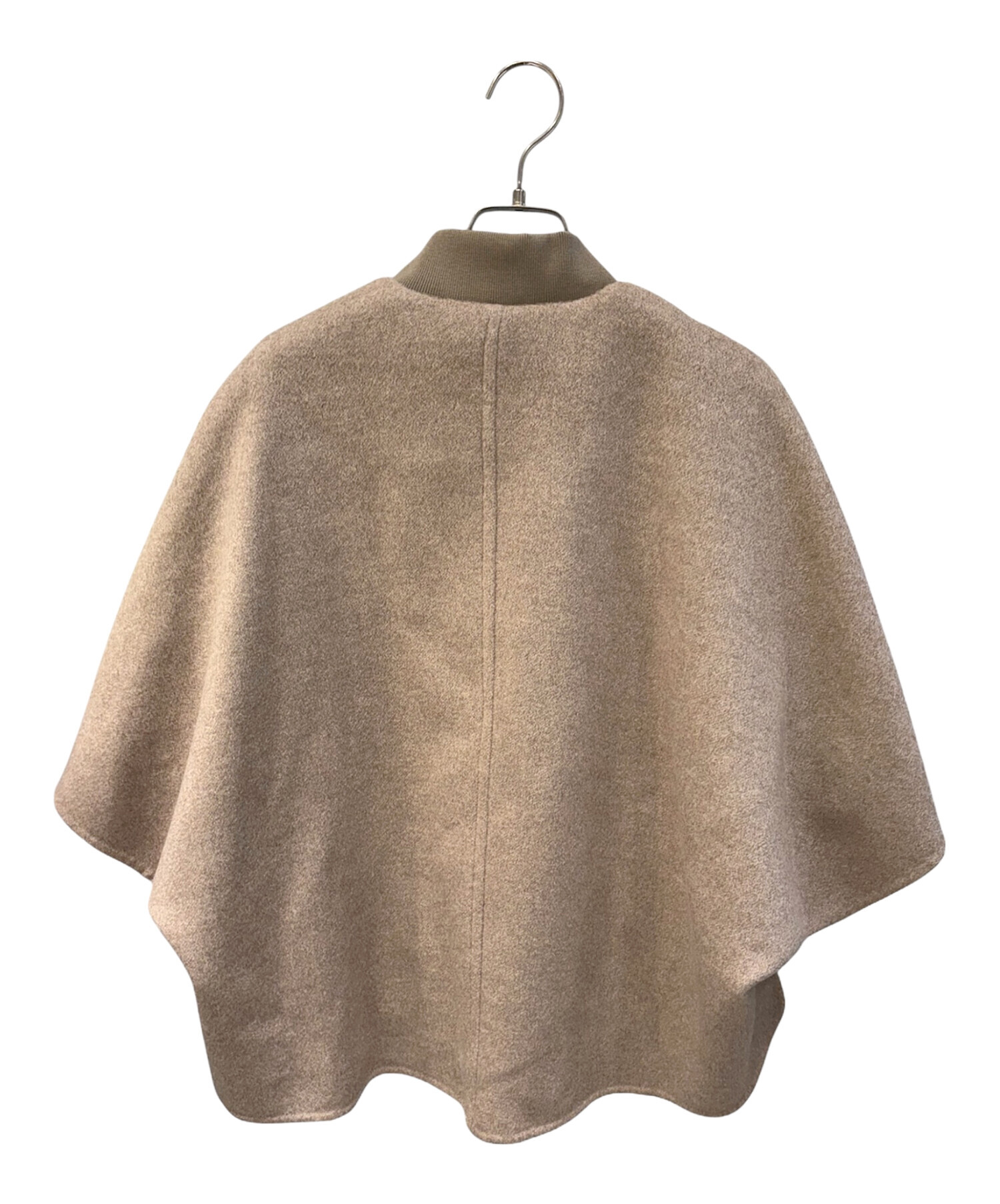 イタリア製MaxMara ケープ　カシミヤ100% ベージュ 中古・古着通販】MaxMara (マックスマーラ) Leticia/カシミヤケープ