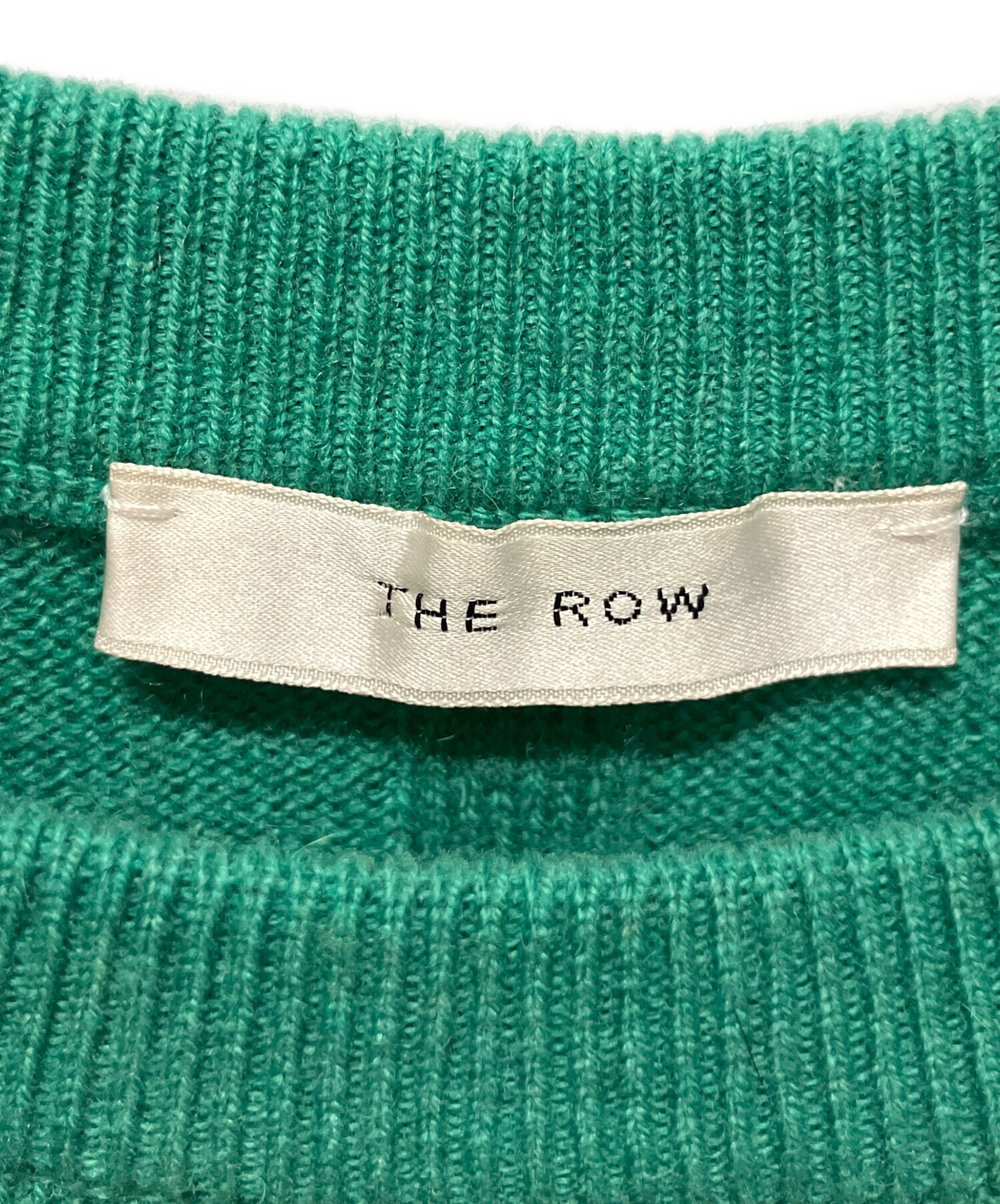 THE ROW  ザ ロウ　のカシミヤニット 中古・古着通販】THE ROW (ザ ロウ) カシミヤニット グリーン サイズ:S