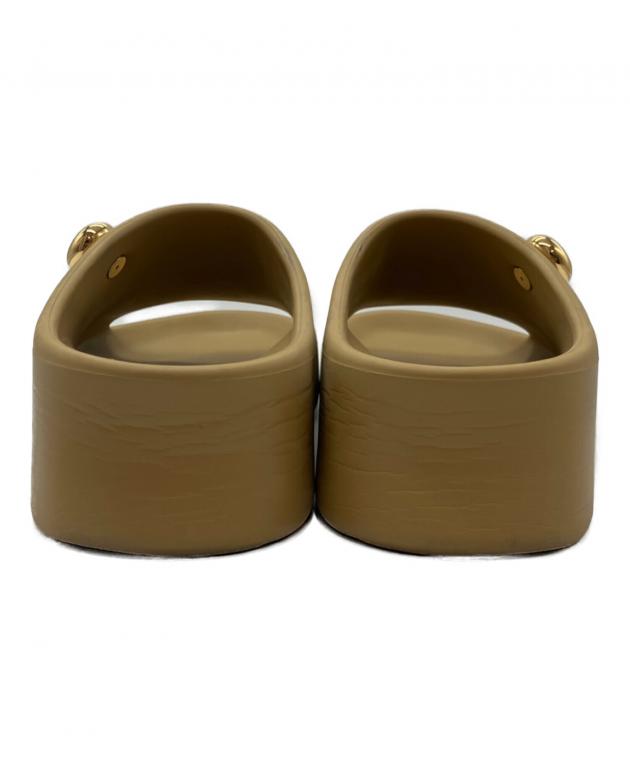 中古・古着通販】LOEWE (ロエベ) フォーム ペブル スライド ベージュ