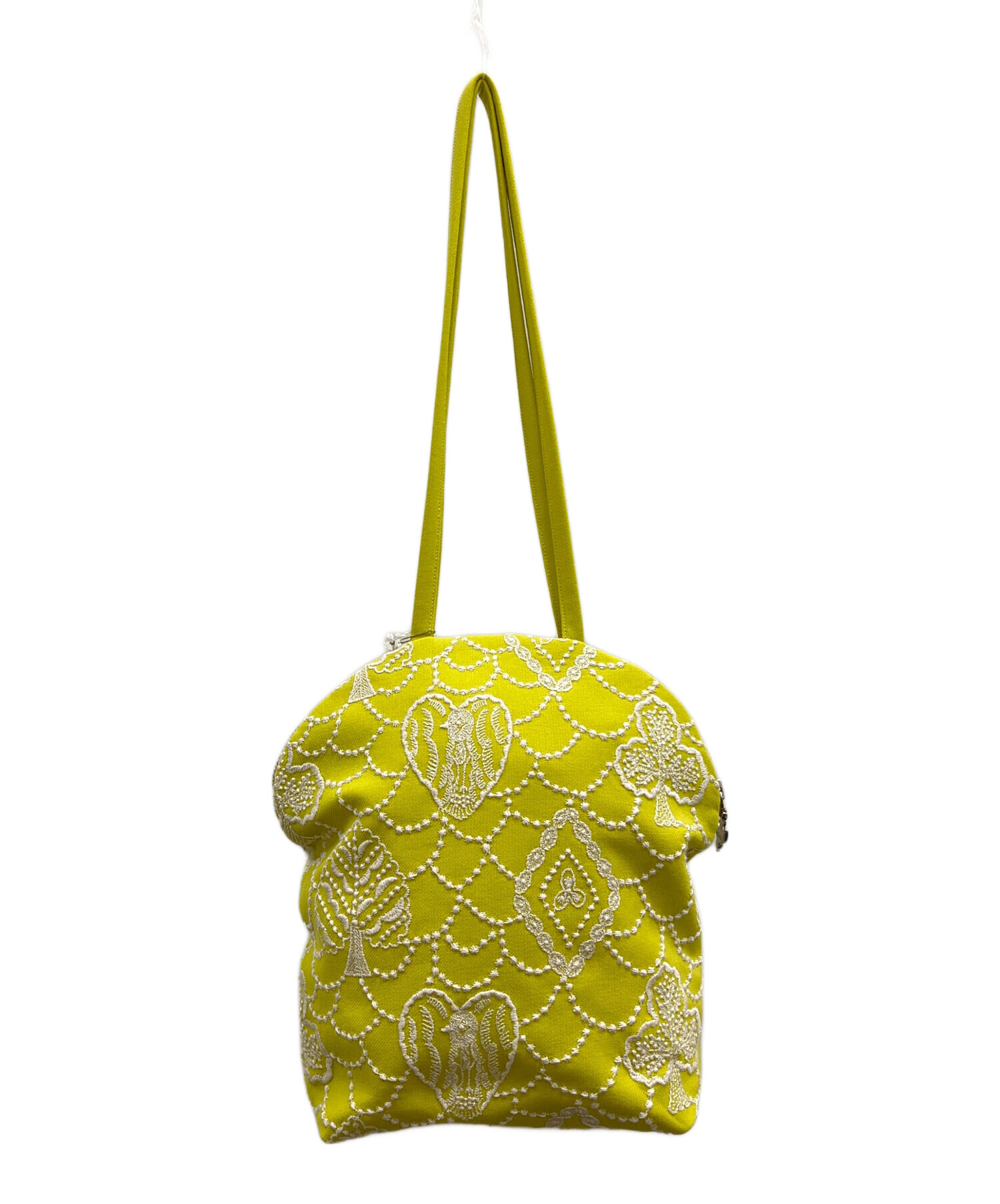 ミナペルホネン　ファブリック　yellow + yellow 未使用 中古・古着通販】mina perhonen (ミナ ペルホネン) muffin bag