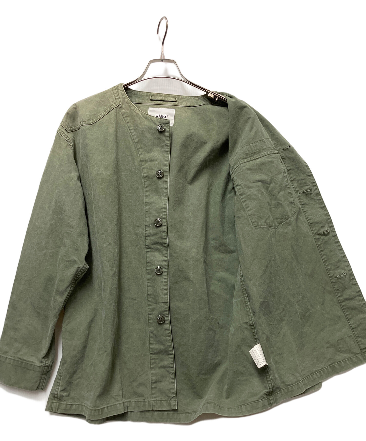 中古・古着通販】WTAPS (ダブルタップス) SCOUT LS SHIRT オリーブ