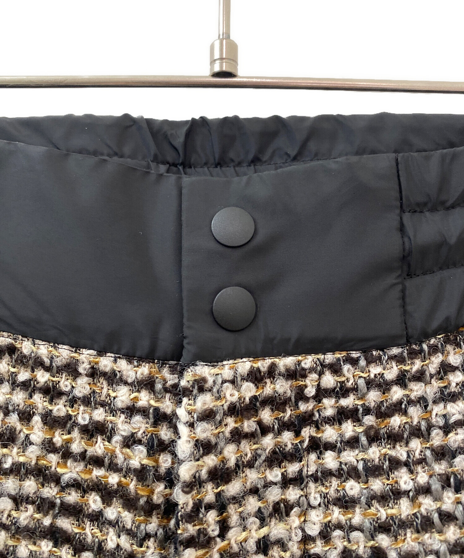 中古・古着通販】sacai (サカイ) ワイドレッグツイードパンツ ベージュ