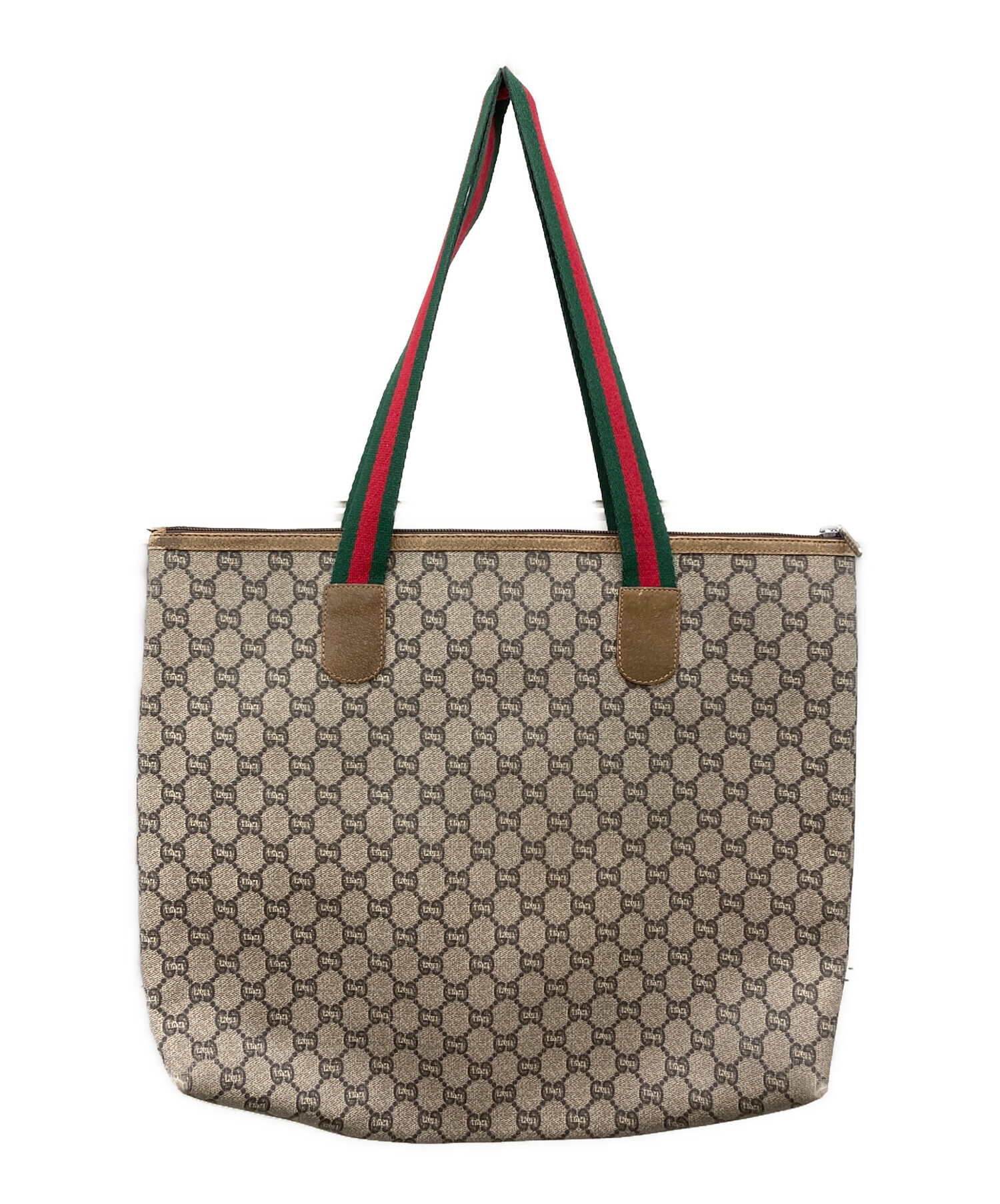 中古・古着通販】GUCCI PLUS (グッチ プラス) トートバッグ ベージュ 