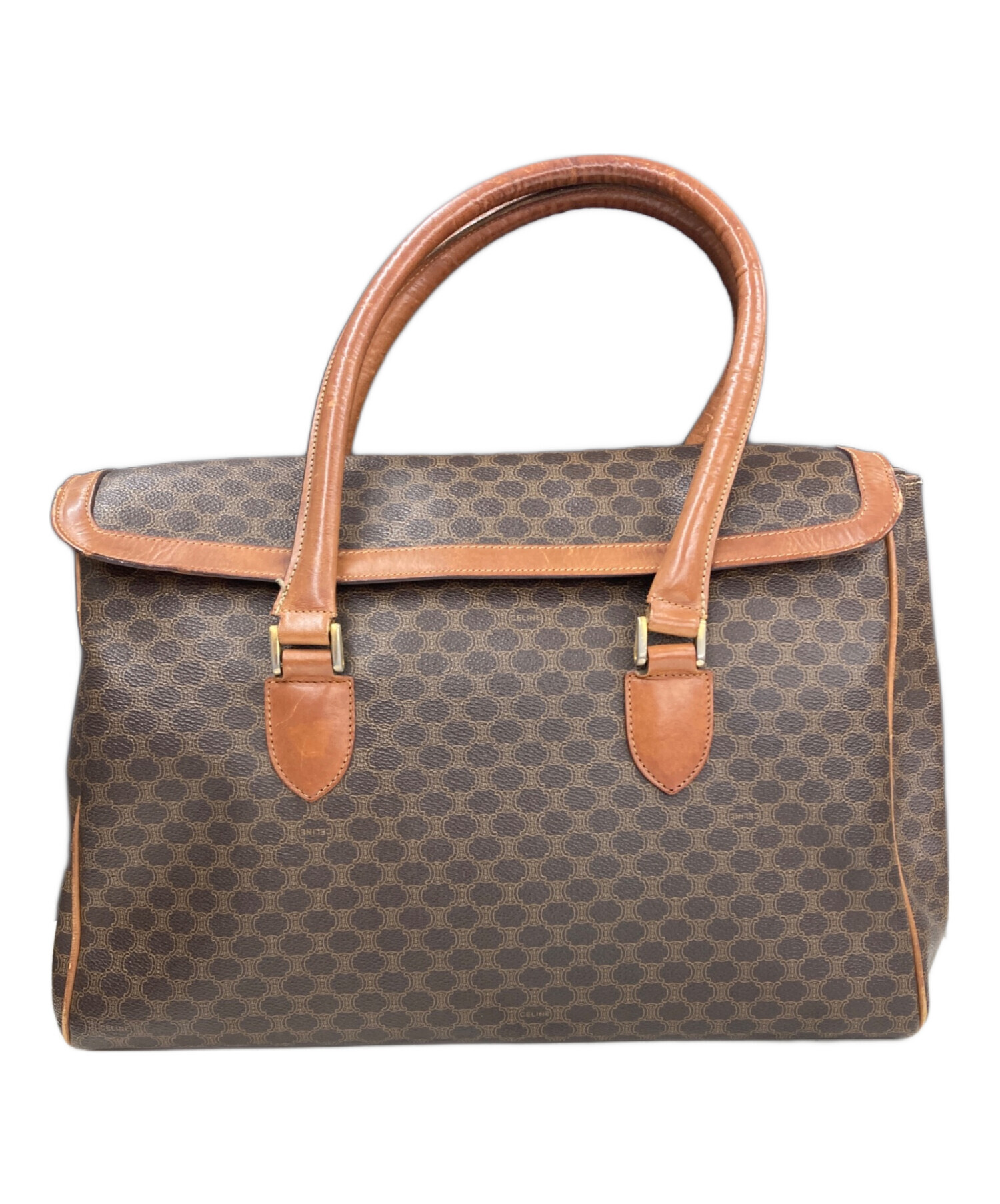 中古・古着通販】CELINE (セリーヌ) マカダム柄オールドハンドバッグ 