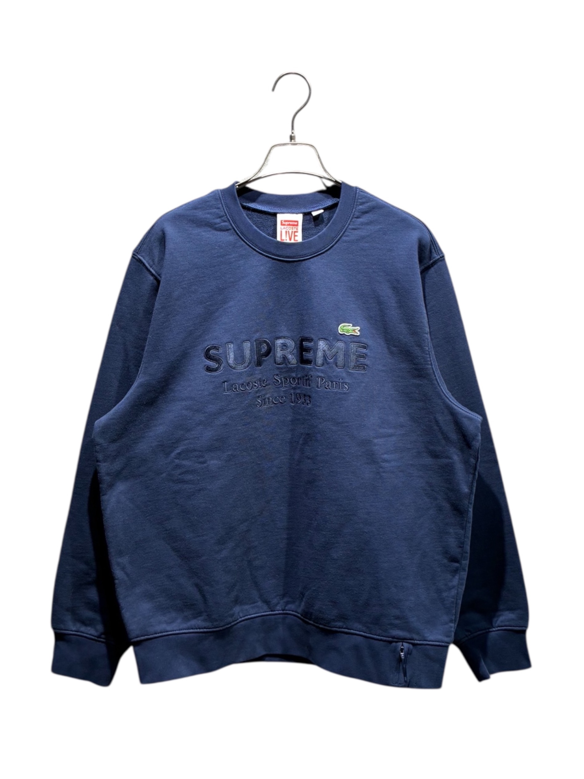 中古・古着通販】SUPREME (シュプリーム) LACOSTE (ラコステ) Crewneck 