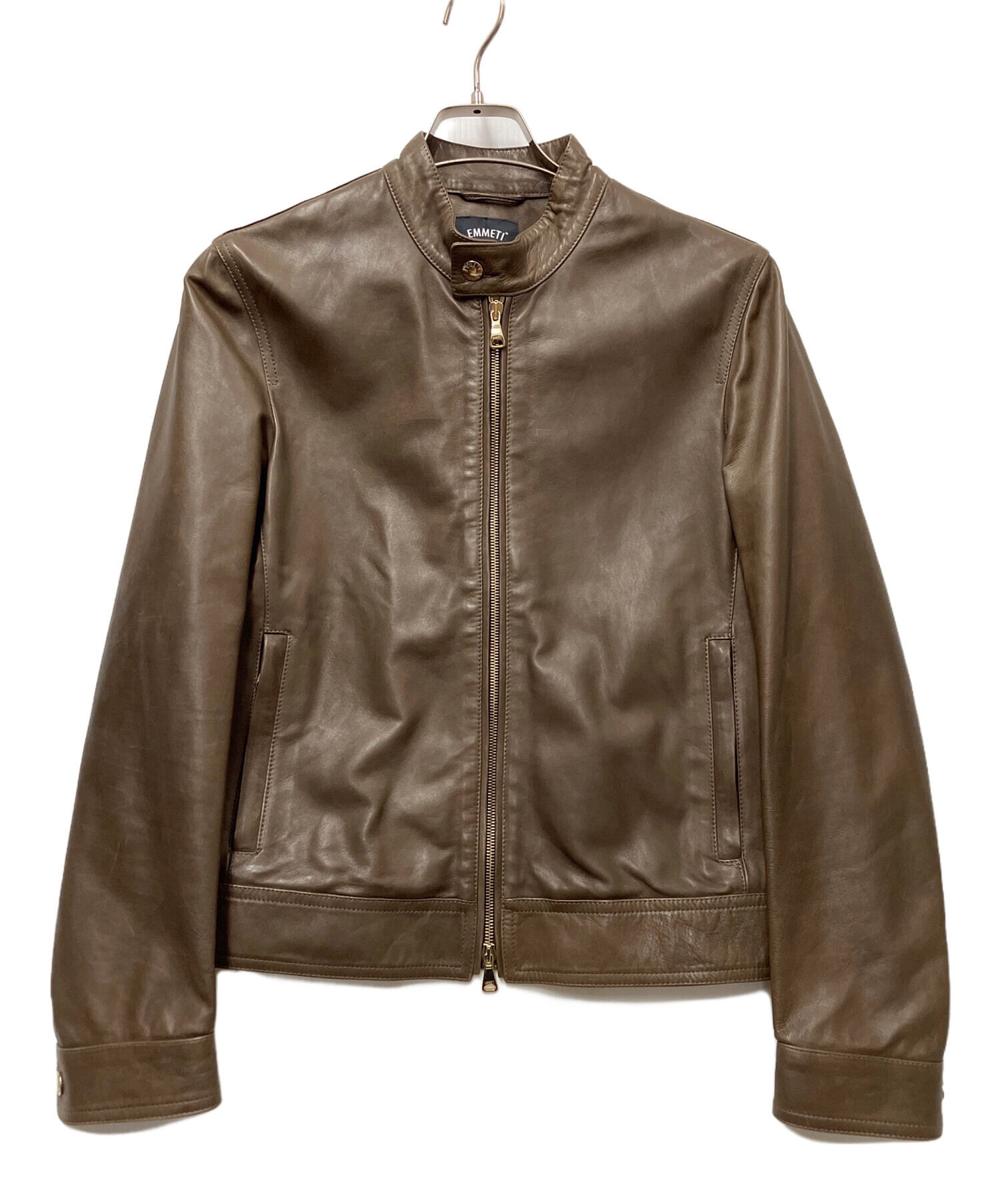 中古・古着通販】EMMETI (エンメティ) ラムスキンシングルライダース