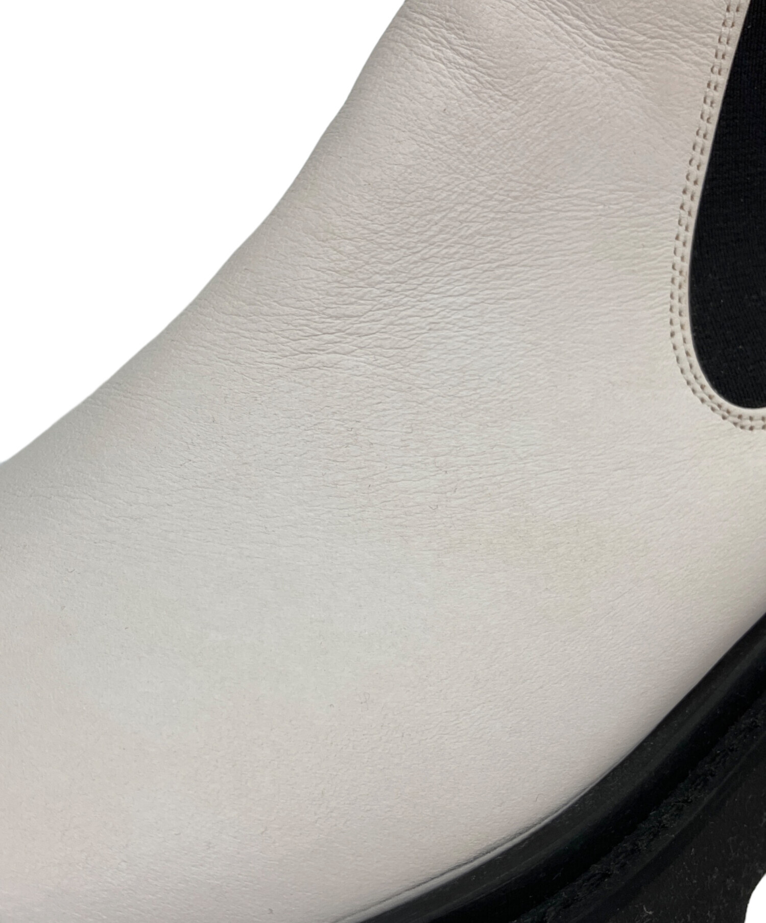 中古・古着通販】CHANEL (シャネル) チェルシーブーツ ホワイト