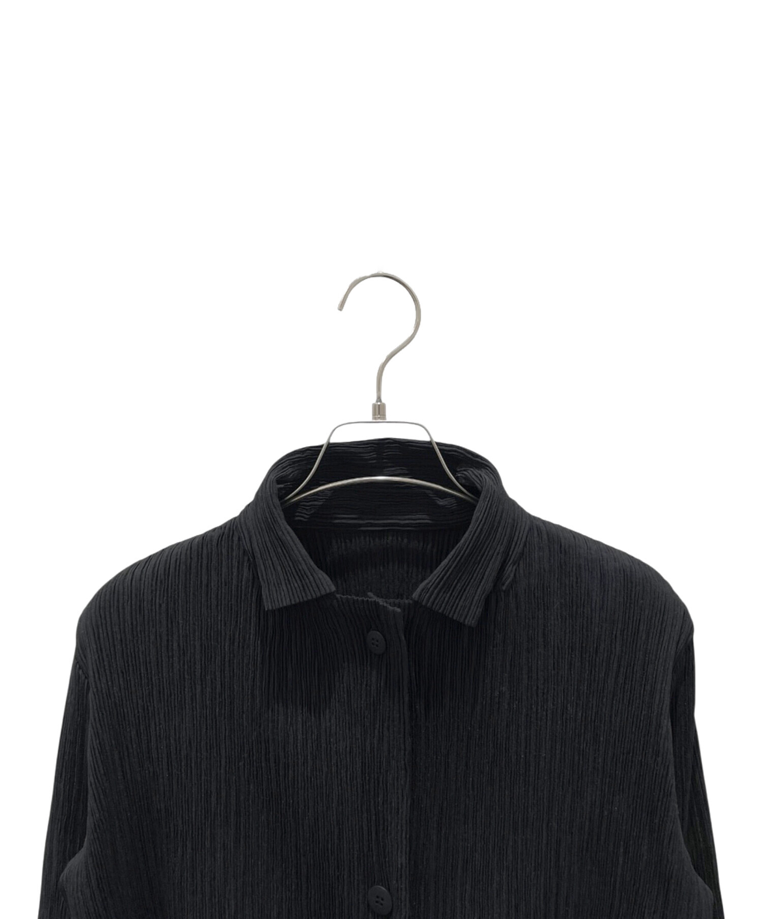 中古・古着通販】ISSEY MIYAKE (イッセイミヤケ) プリーツシャツ