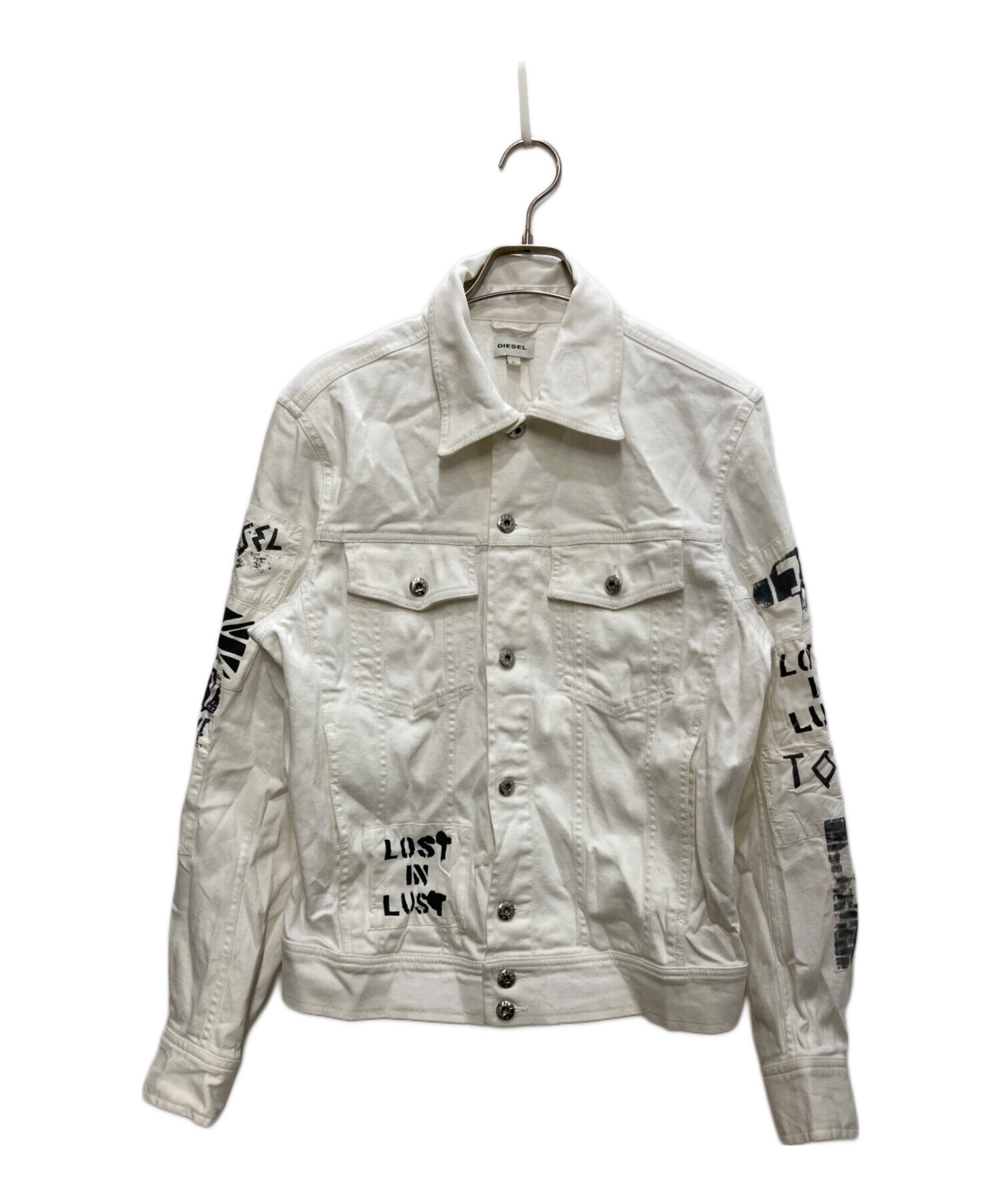 中古・古着通販】DIESEL (ディーゼル) デニムジャケット ホワイト