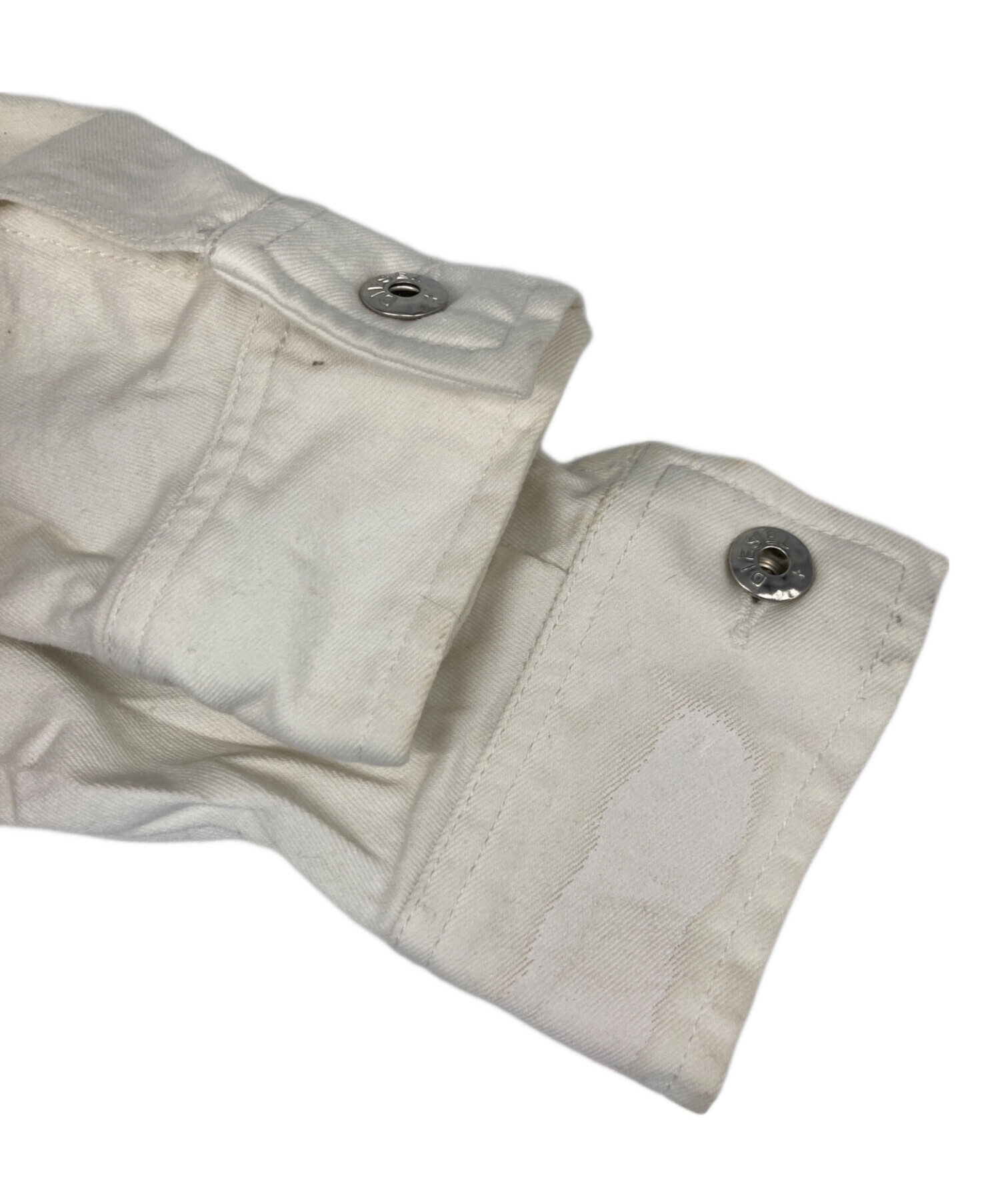 中古・古着通販】DIESEL (ディーゼル) デニムジャケット ホワイト 