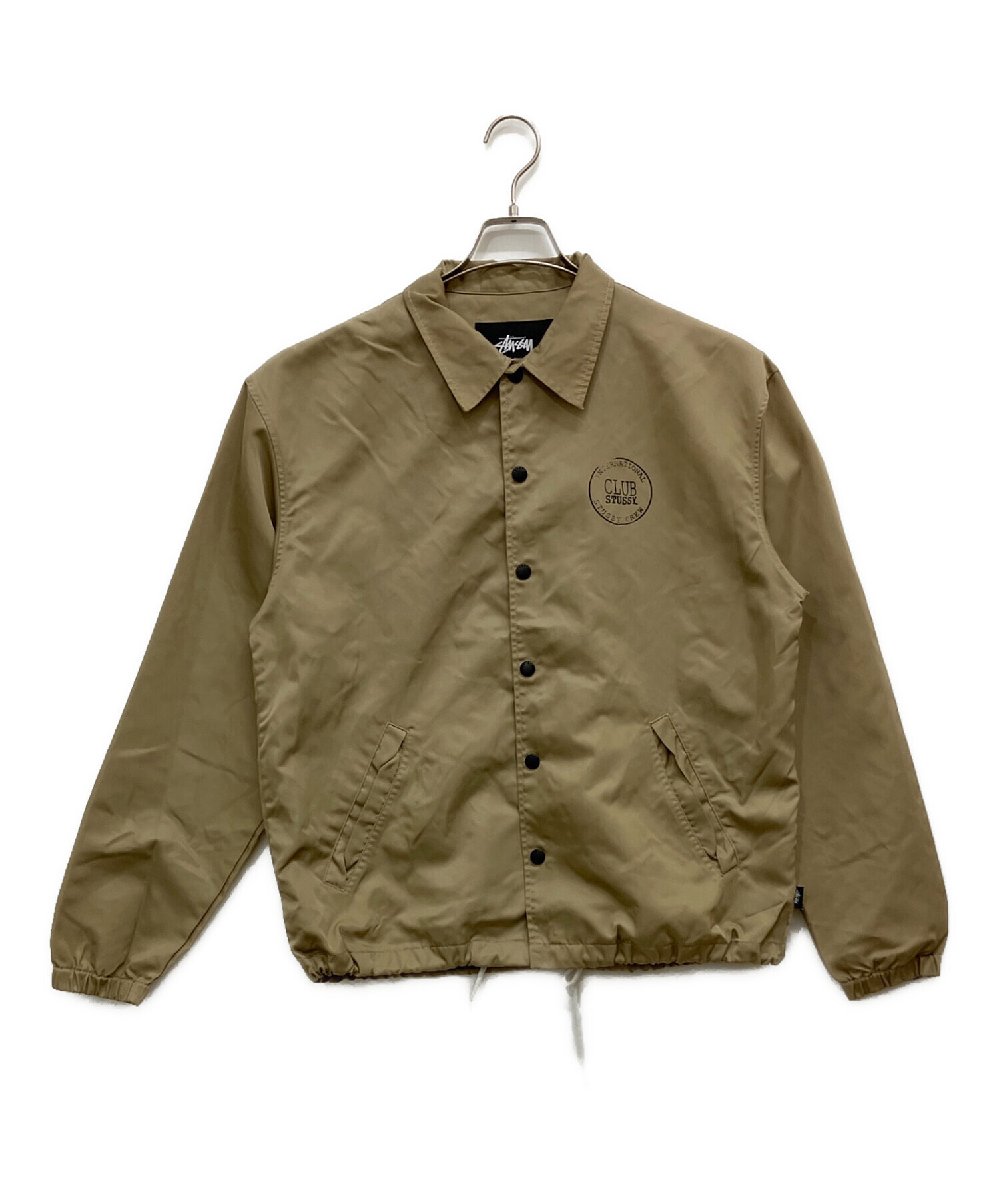 中古・古着通販】stussy (ステューシー) コーチジャケット ベージュ 