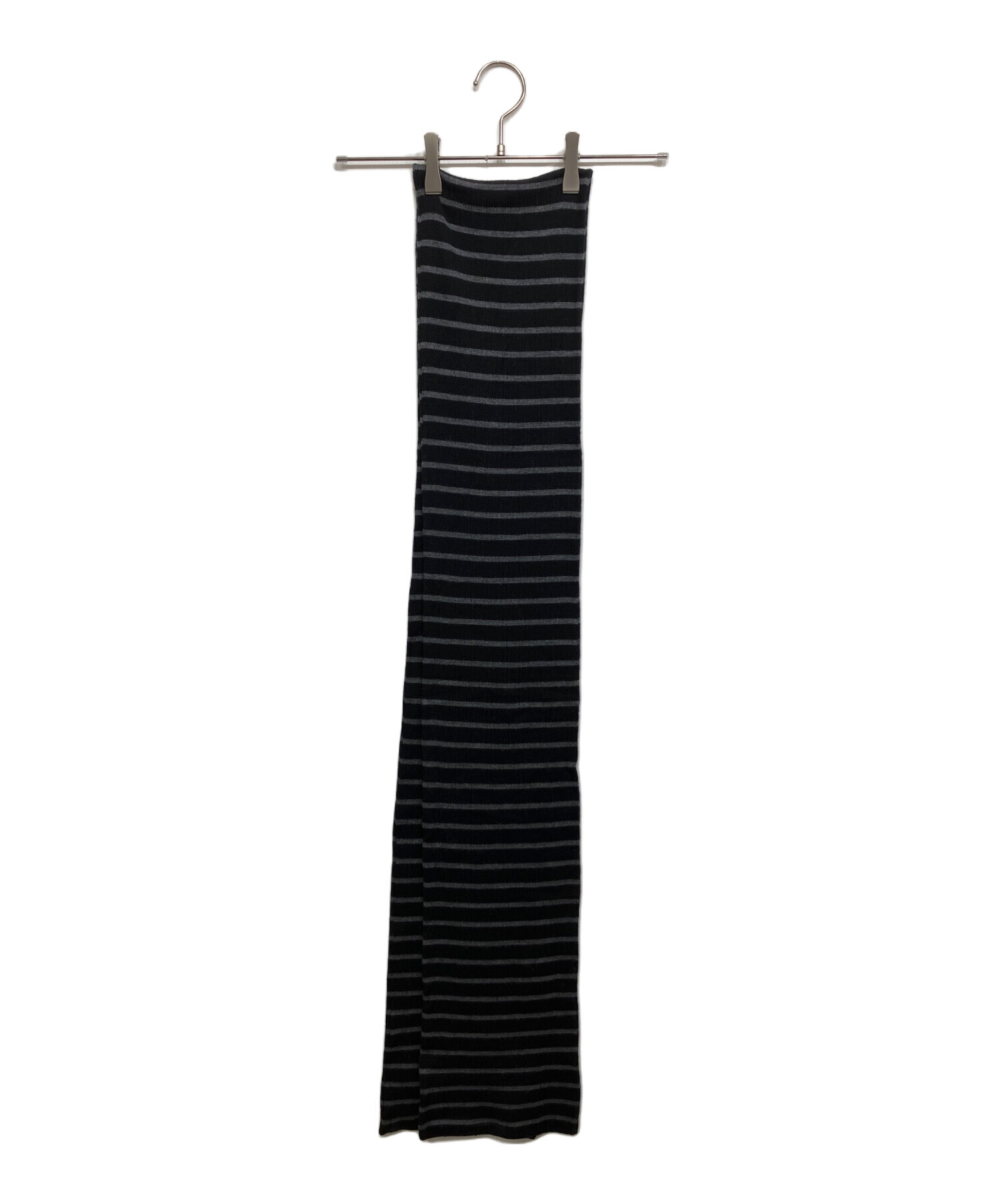 ディオールオム ロングマフラー／DIOR HOMME ニット 2007AW 中古・古着通販】DIOR HOMME (ディオール オム) ボーダーウール
