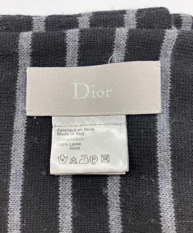 中古・古着通販】DIOR HOMME (ディオール オム) ボーダーウール