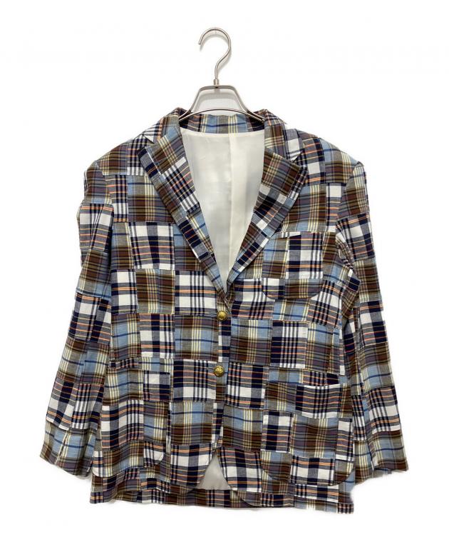 DOUBLE STANDARD CLOTHING チェック柄ジャケット 36 美品✨ダブル 