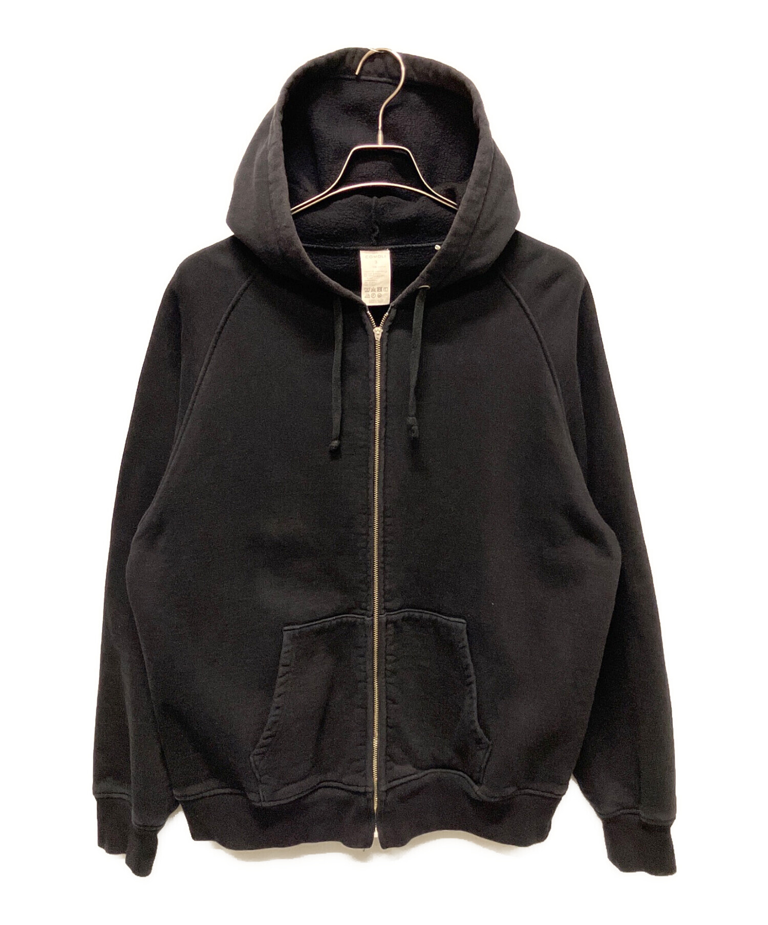 中古・古着通販】COMOLI (コモリ) コットン吊裏毛ジップパーカー