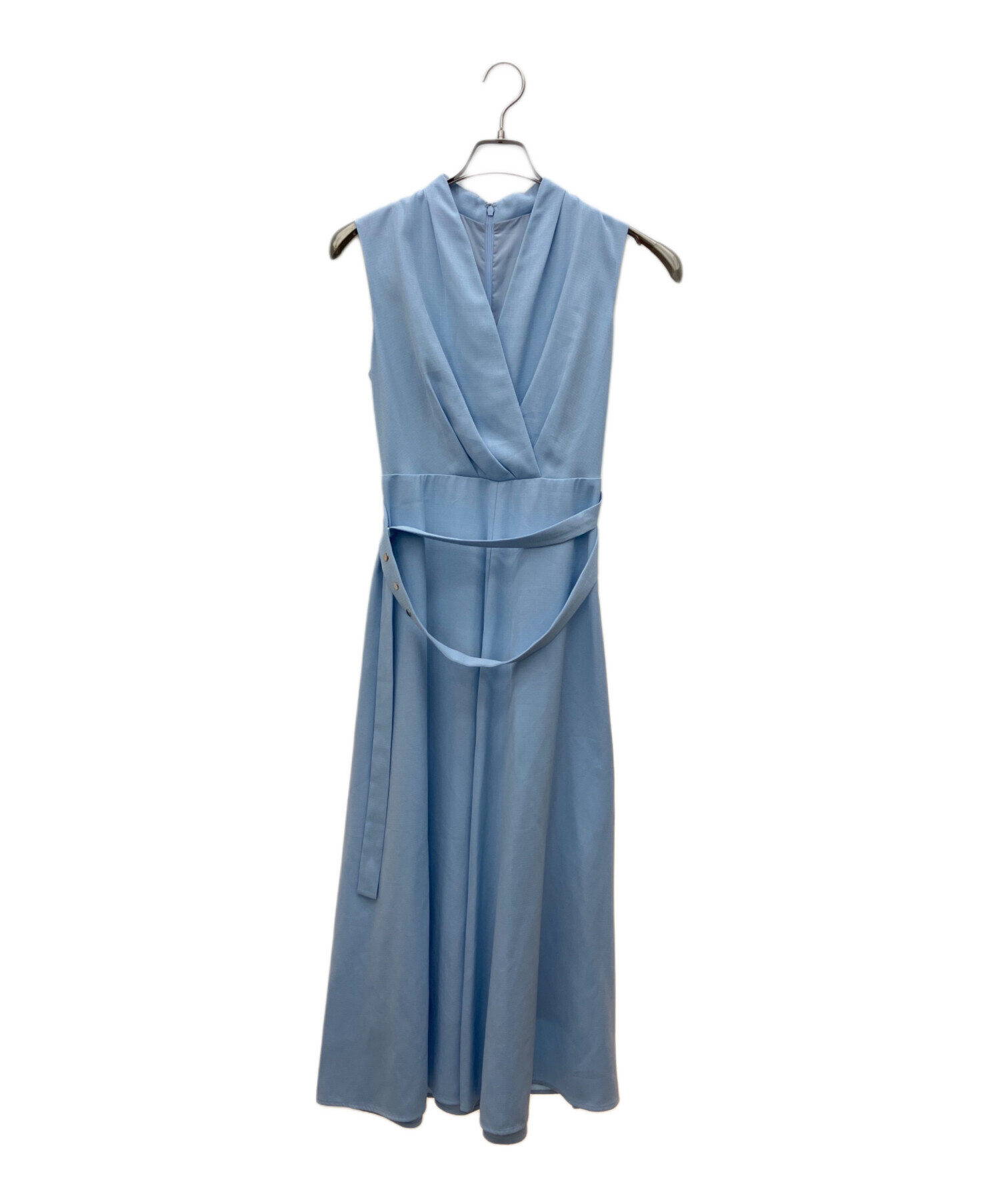美品✨Aiméine エメイン カシュクールワンピース Sサイズ ベルト付き 中古・古着通販】Aimeine (エメイン) カシュクールワンピース ライト