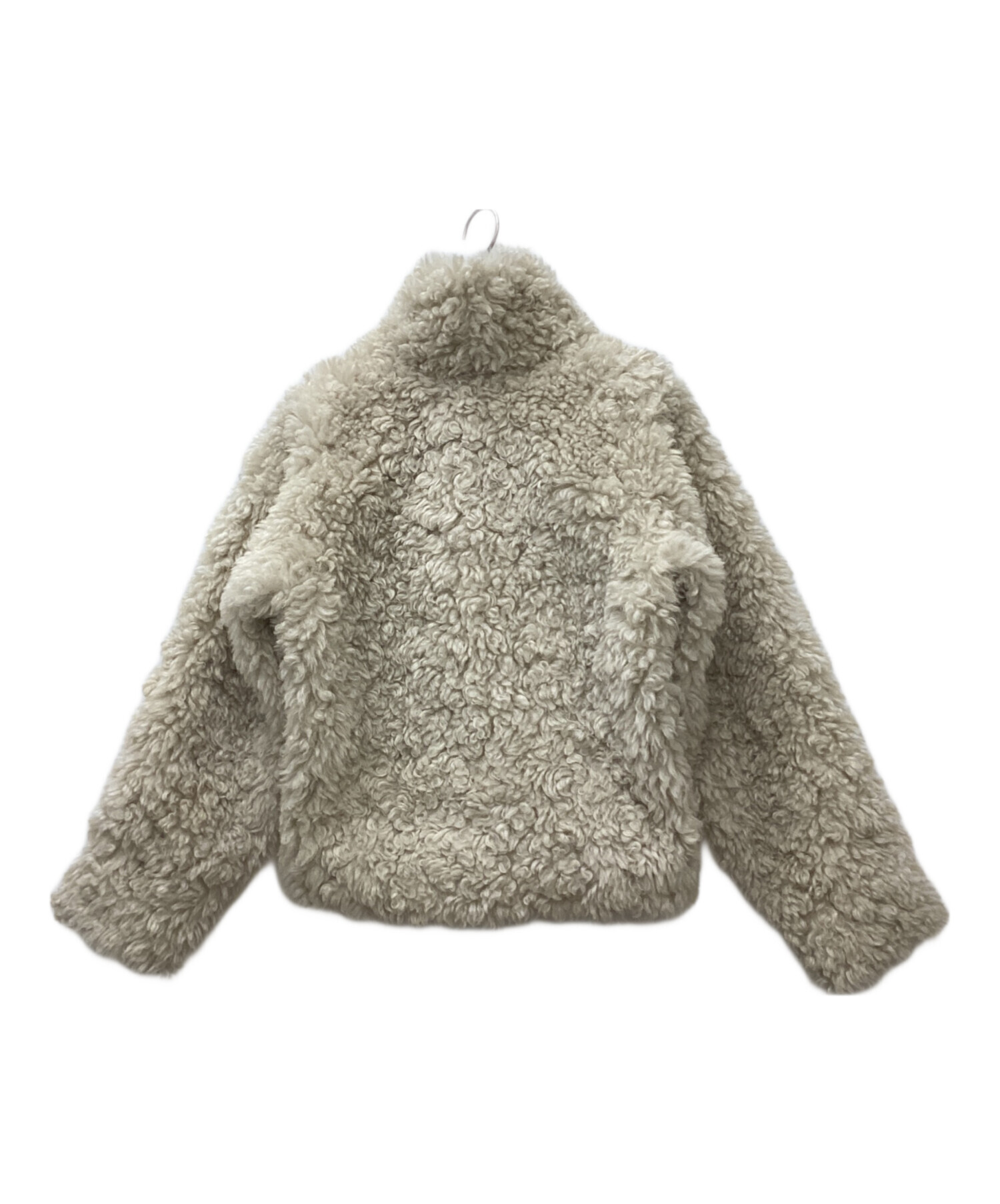 中古・古着通販】OHOTORO (オオトロ) lather fur jacket アイボリー