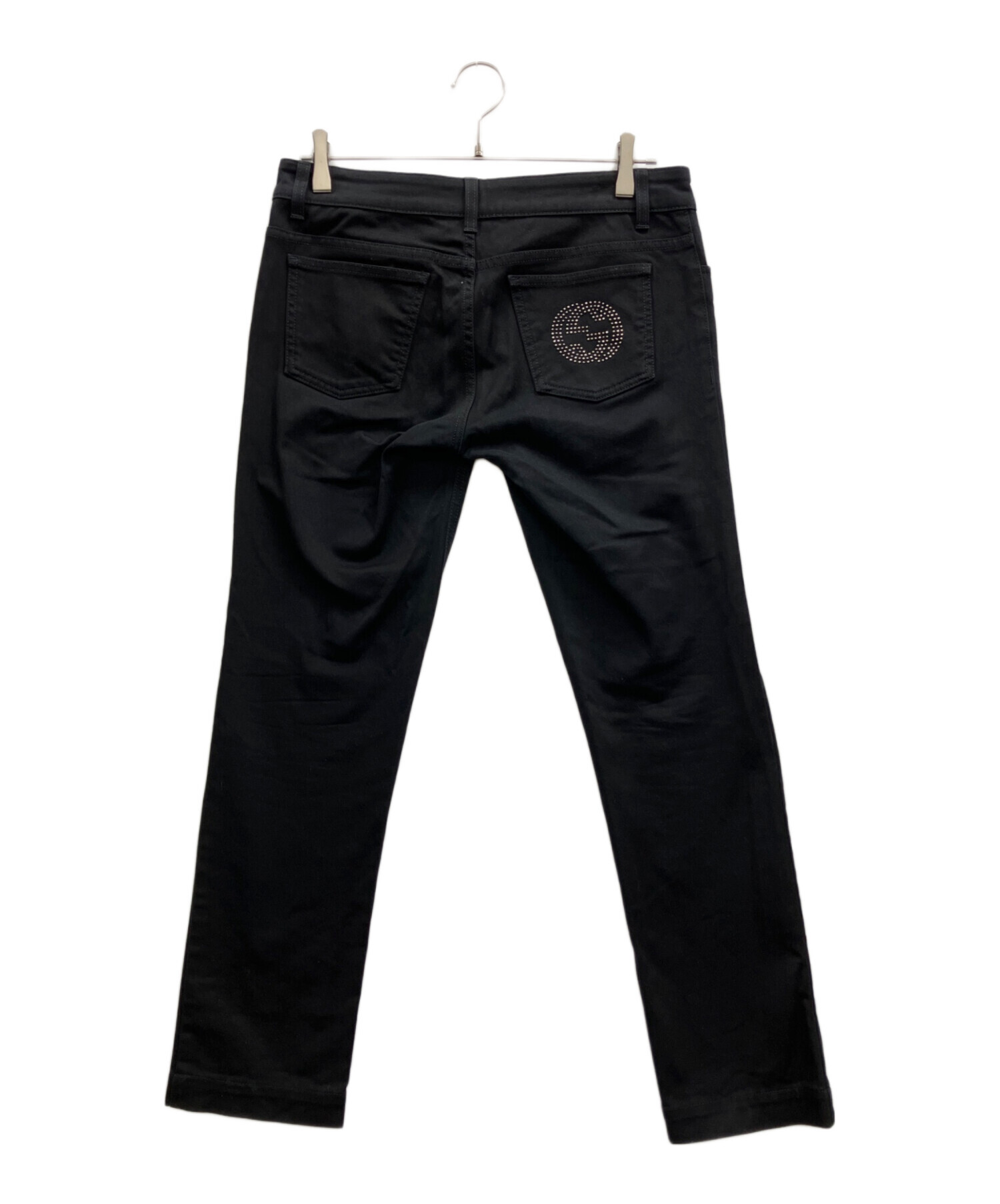 中古・古着通販】GUCCI (グッチ) インターロッキングスタッズスキニー