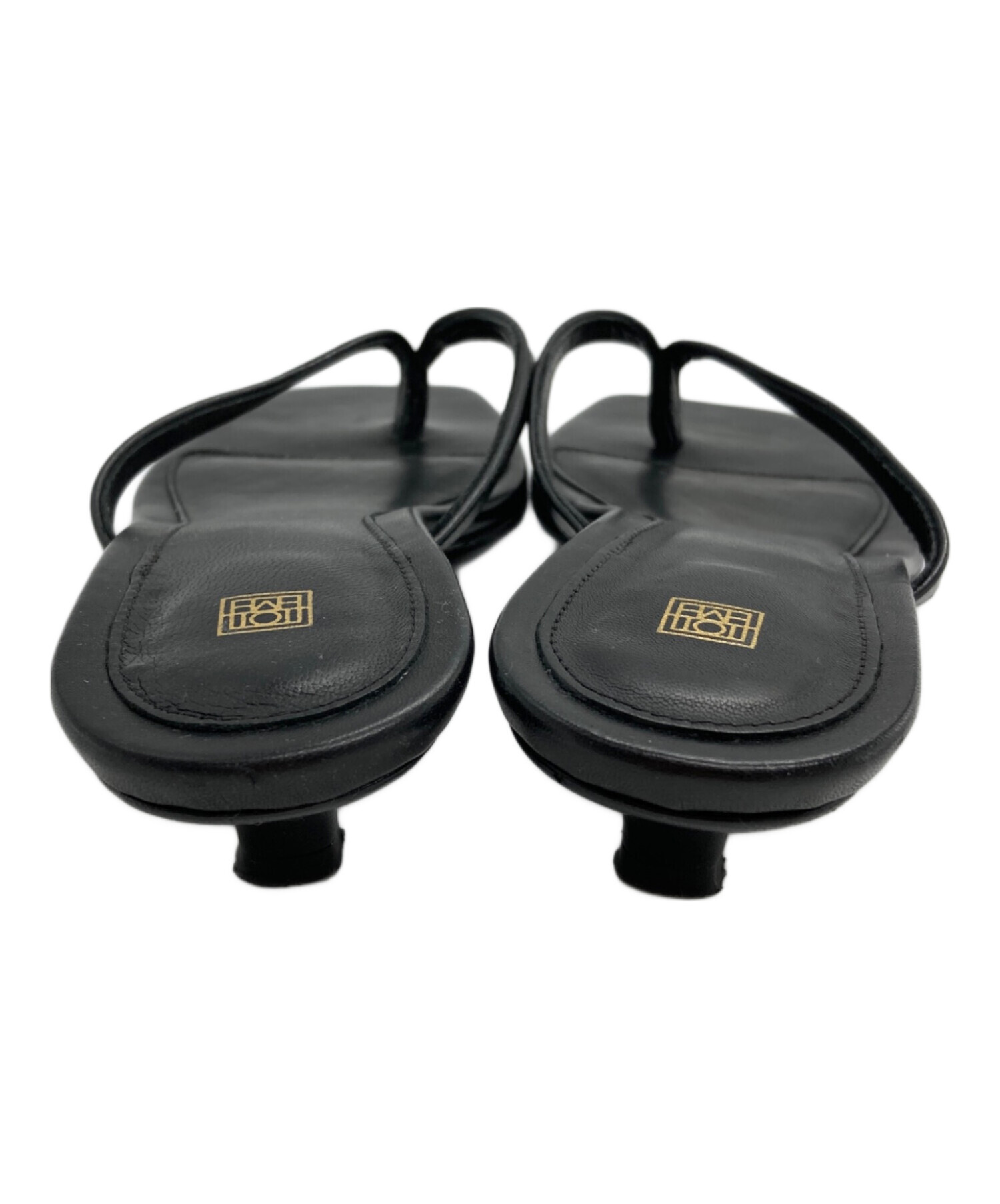 中古・古着通販】toteme (トーテム) THE FLIP FLOP HEEL ブラック