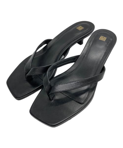 中古・古着通販】toteme (トーテム) THE FLIP FLOP HEEL ブラック