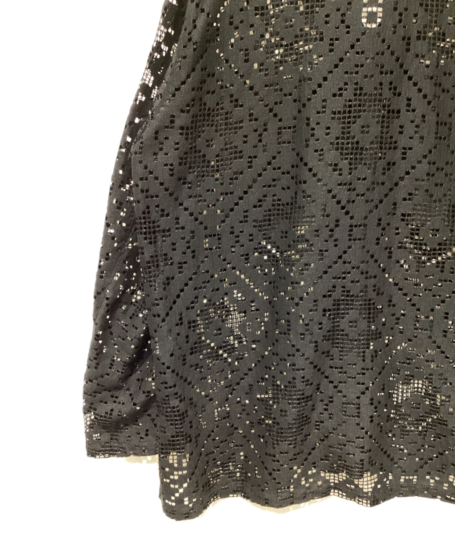 中古・古着通販】AKIRA NAKA (アキラナカ) Roberta lace JK ブラック