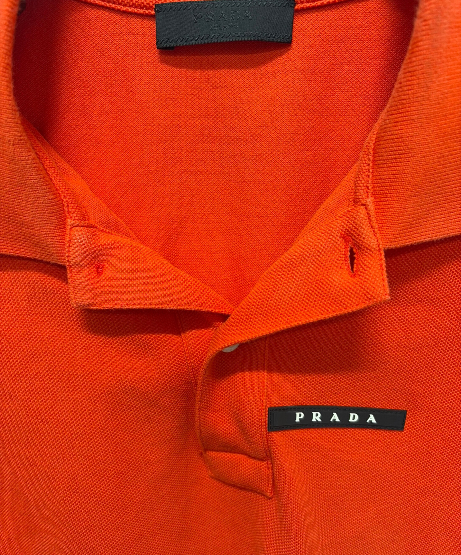 s*e様 新品 タグ付き PRADA プラダ ポロシャツ　Lサイズ PRADA プラダ レディース ポロシャツ サイズ：S（ポロシャツ