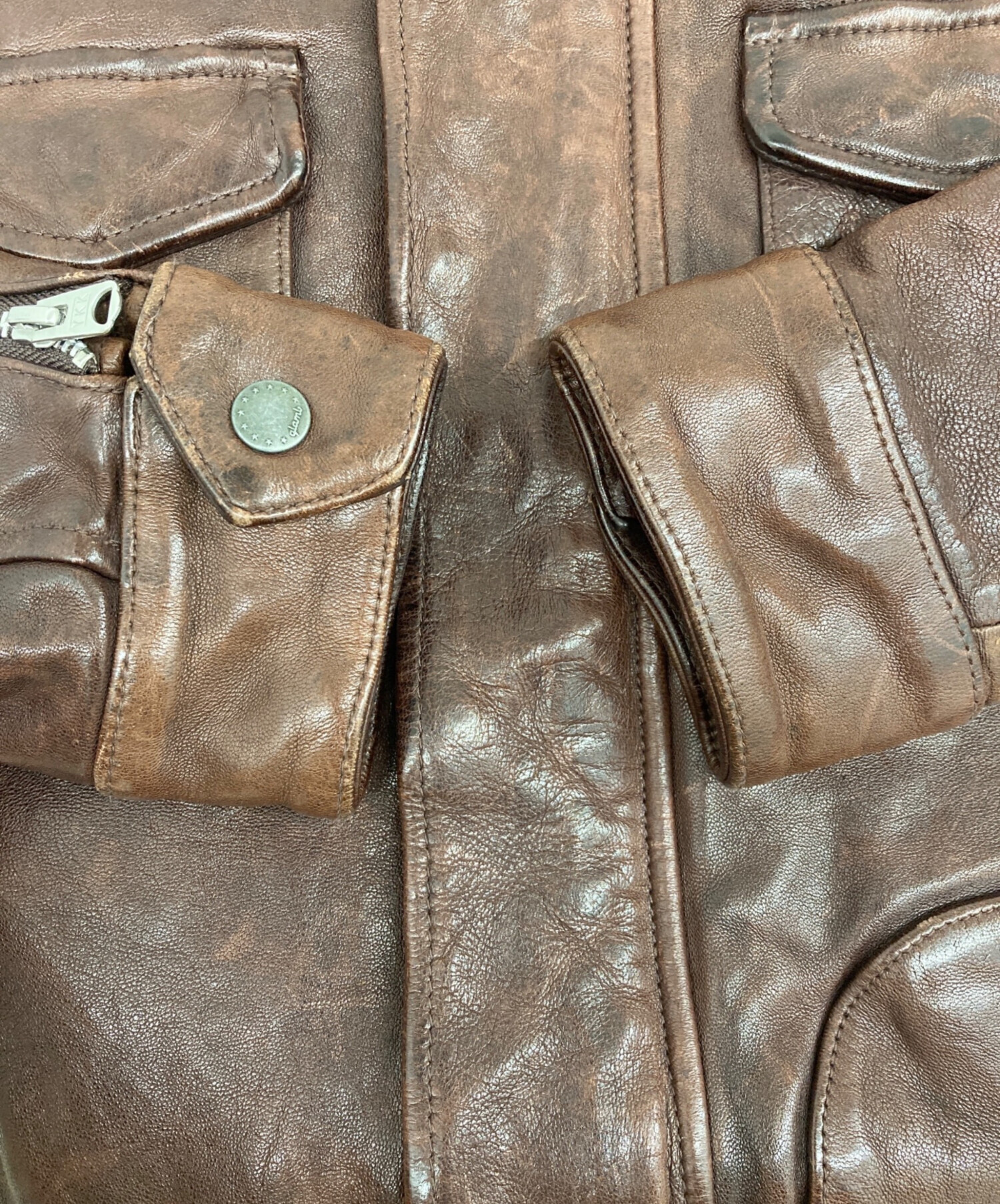 中古・古着通販】glamb (グラム) Rosso riders ブラウン サイズ:1