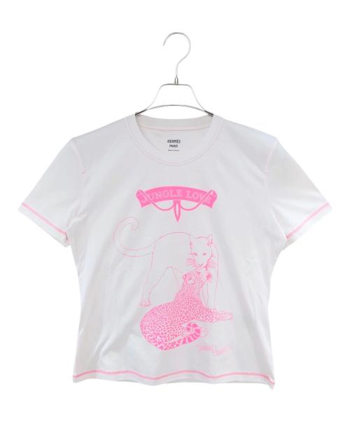 中古・古着通販】HERMES (エルメス) JUNGLE LOVE Tシャツ 2H4616DH
