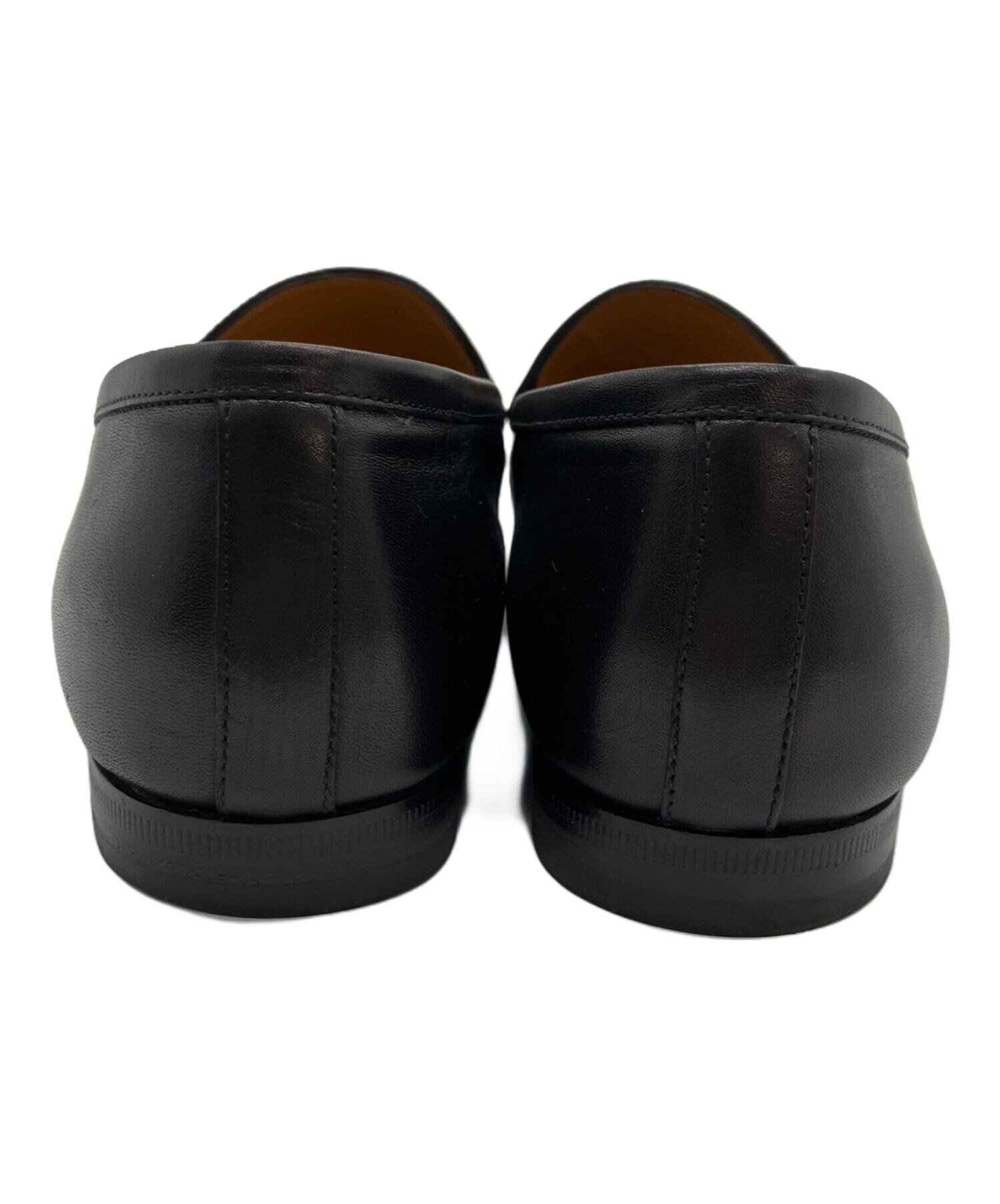 中古・古着通販】GUCCI (グッチ) ホースビットローファー ブラック