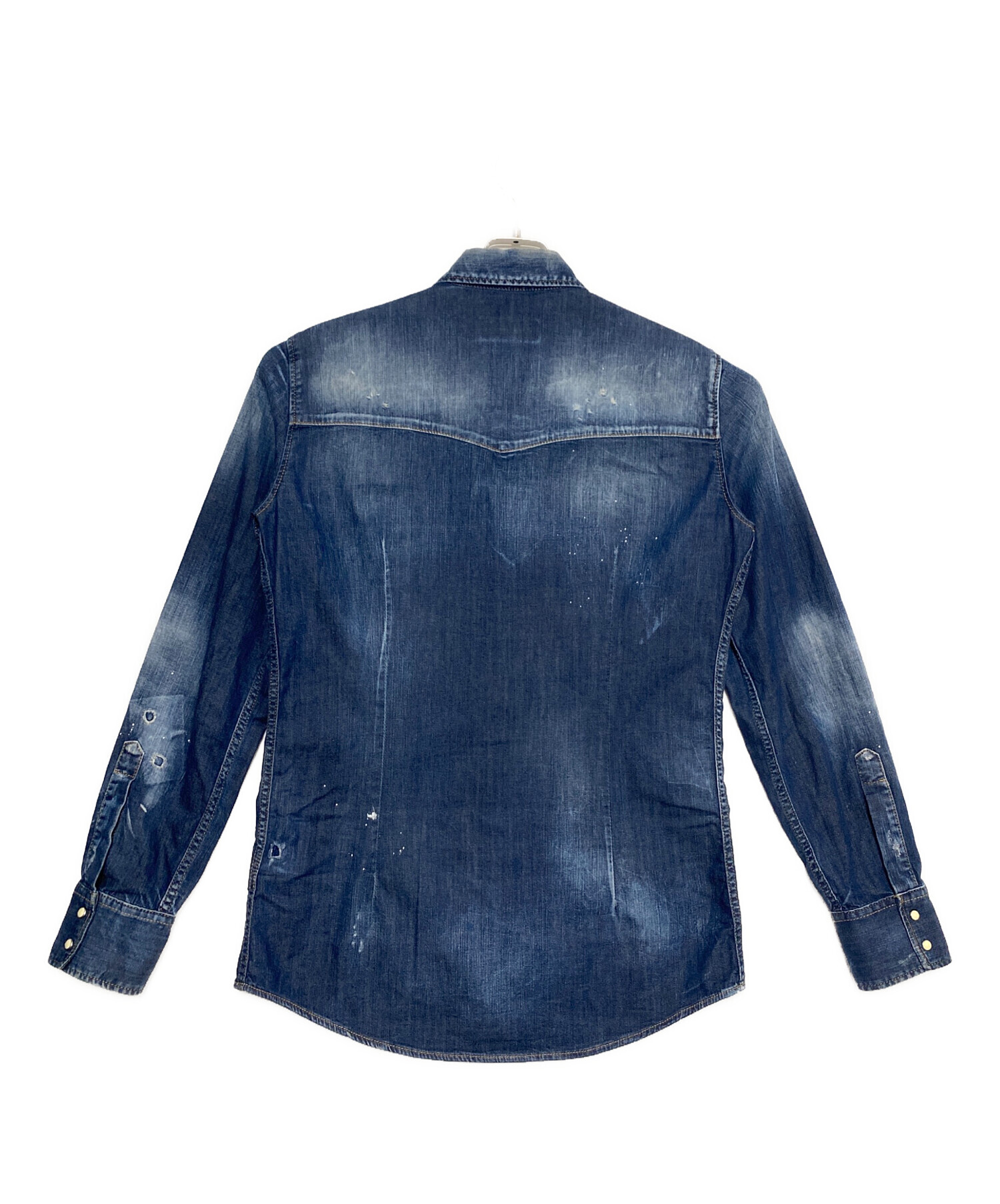 中古・古着通販】DSQUARED2 (ディースクエアード) デニムシャツ