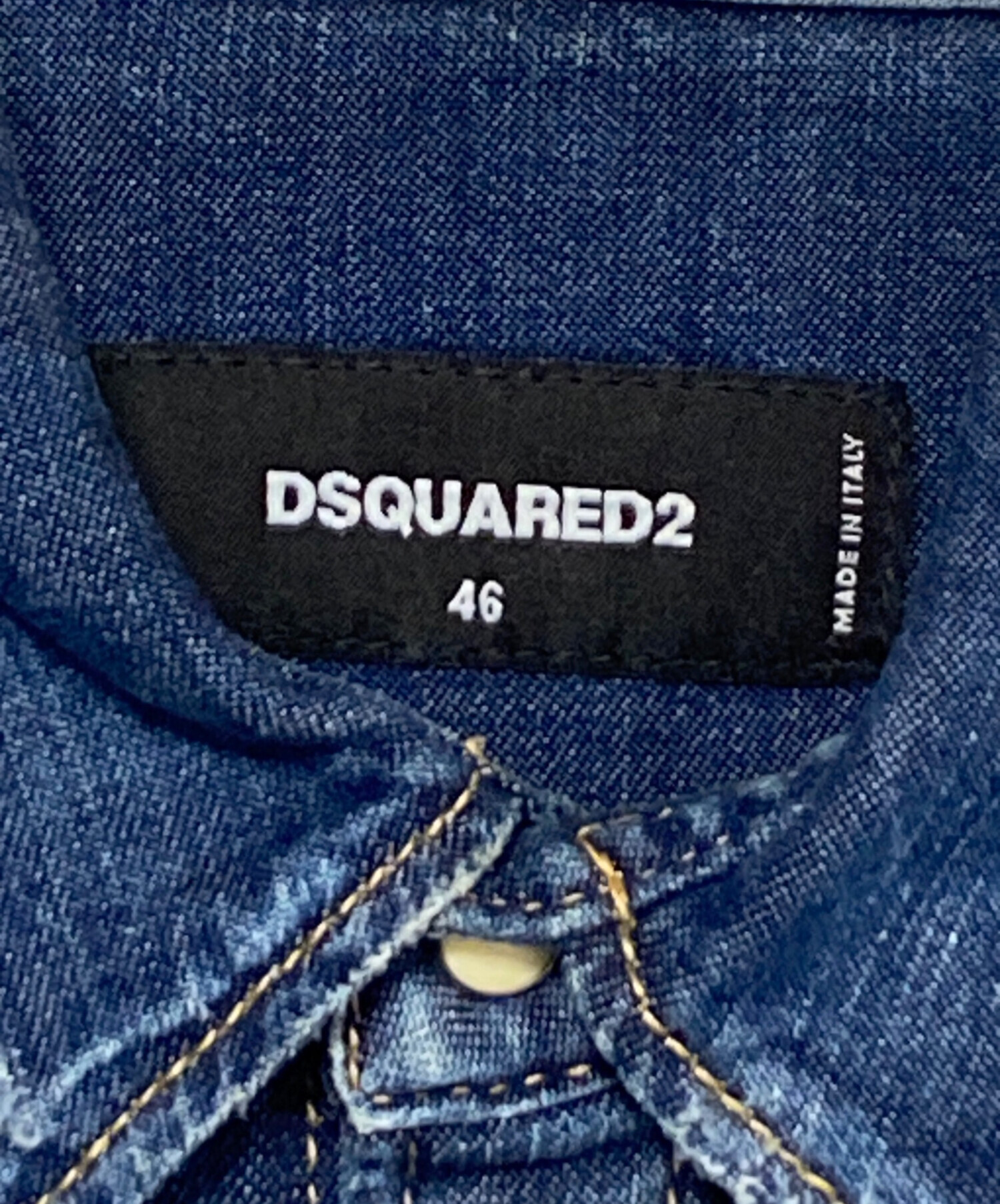 中古・古着通販】DSQUARED2 (ディースクエアード) デニムシャツ