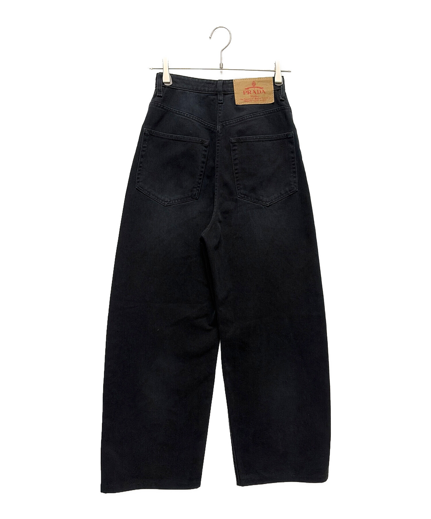 中古・古着通販】PRADA (プラダ) デニムパンツ GFP519 ブラック サイズ