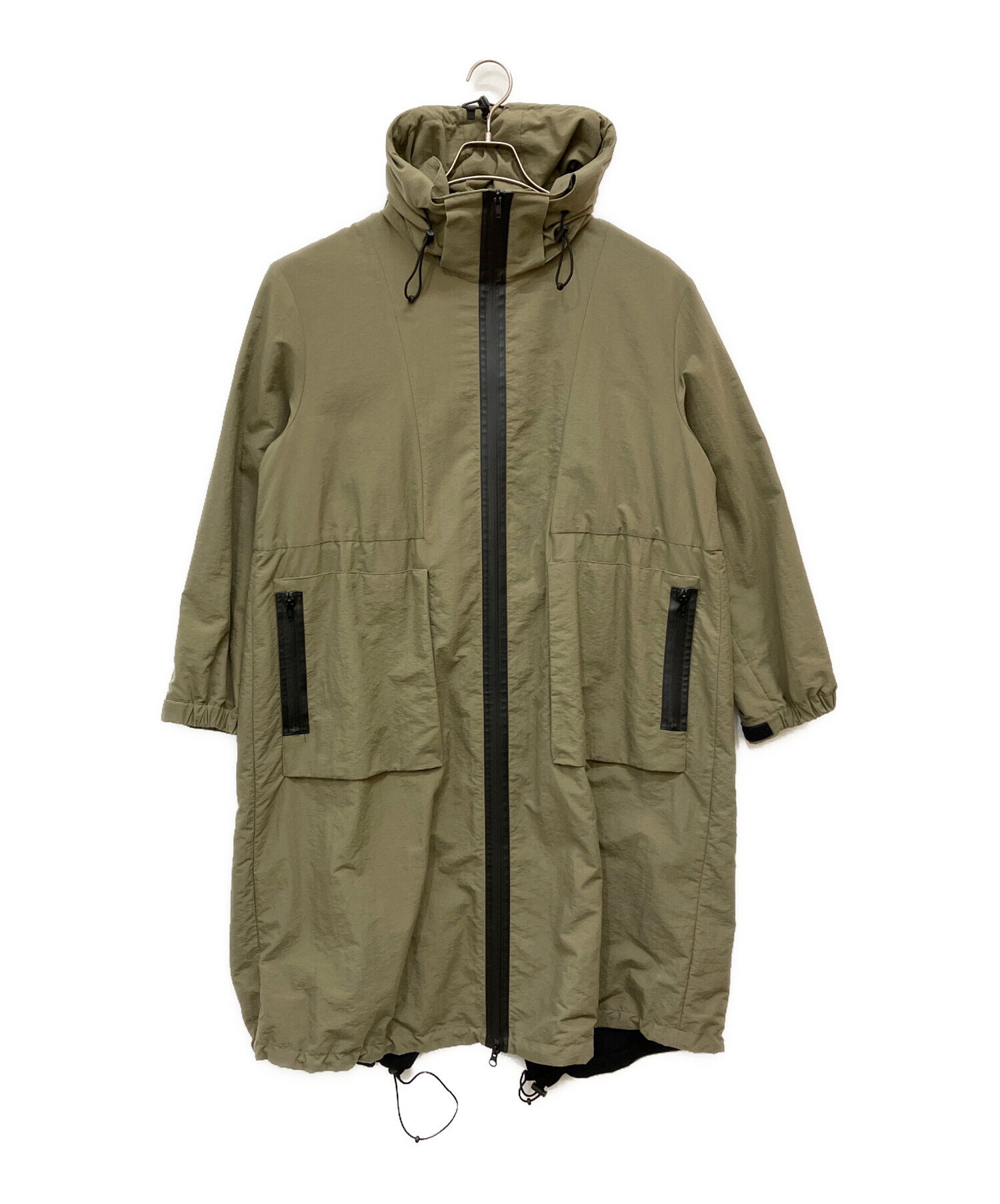 美品▲upper hightsアッパーハイツ//リネンガウンコート▲カーキ 中古・古着通販】upper hights (アッパーハイツ) THE BEGINNERS