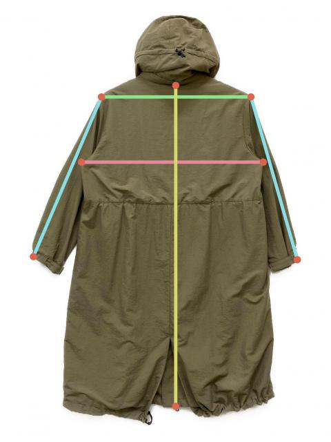 美品▲upper hightsアッパーハイツ//リネンガウンコート▲カーキ 中古・古着通販】upper hights (アッパーハイツ) THE BEGINNERS
