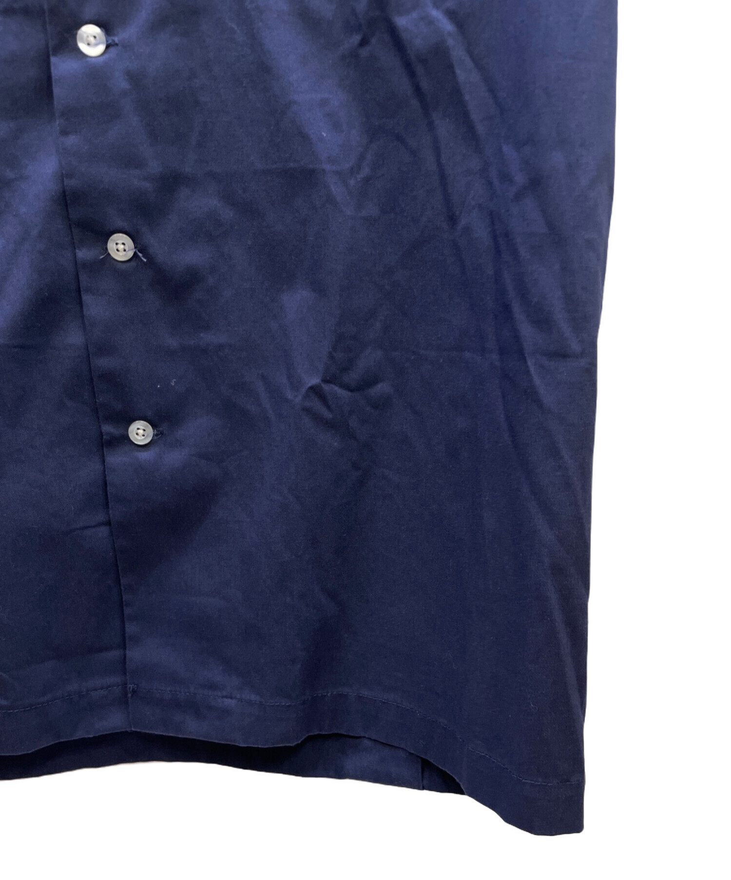 中古・古着通販】Hilton (ヒルトン) ボウリングシャツ ネイビー サイズ