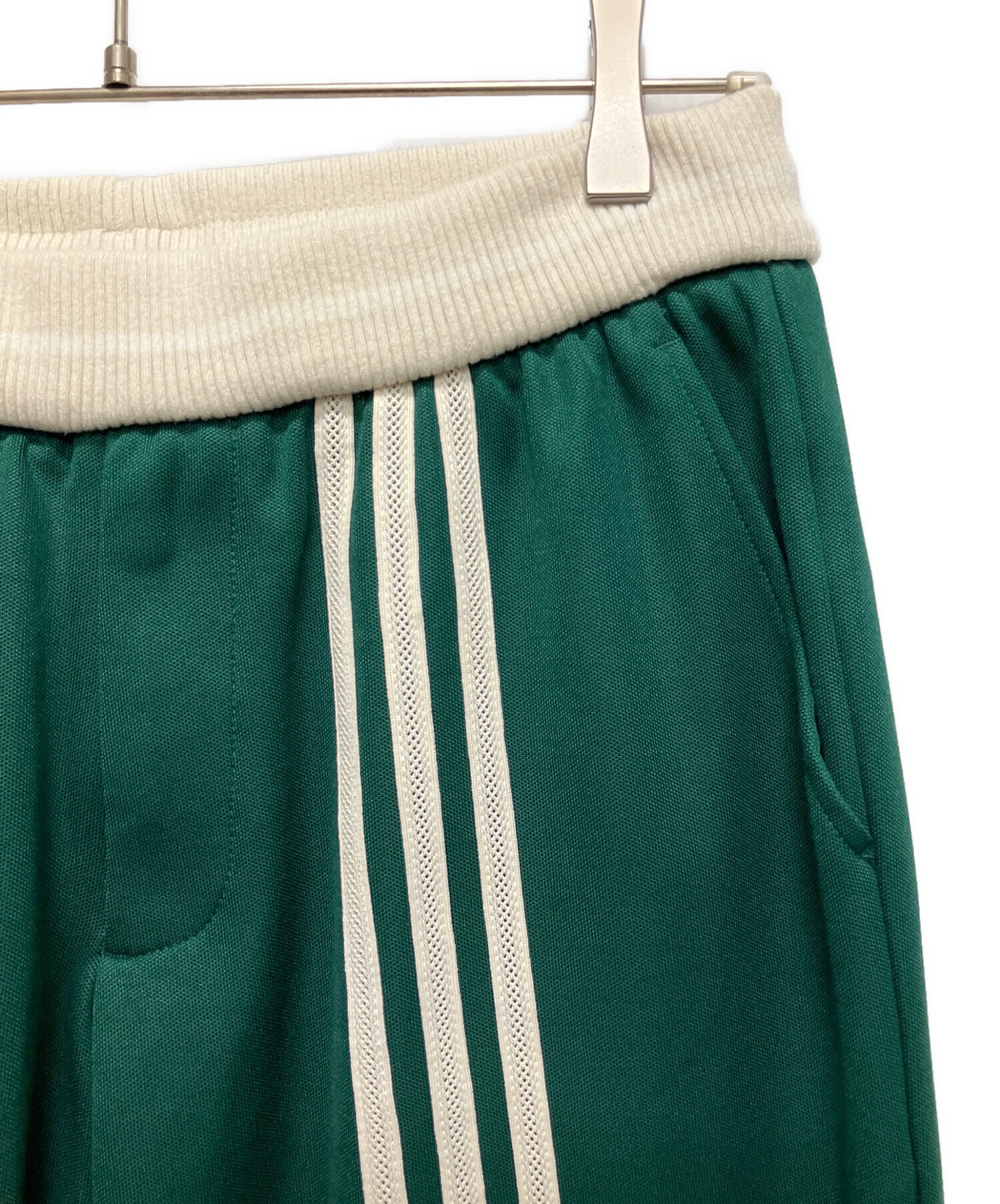 KITH ナイロンパンツ S グリーン 中古・古着通販】KITH (キス) adidas (アディダス) トラックパンツ
