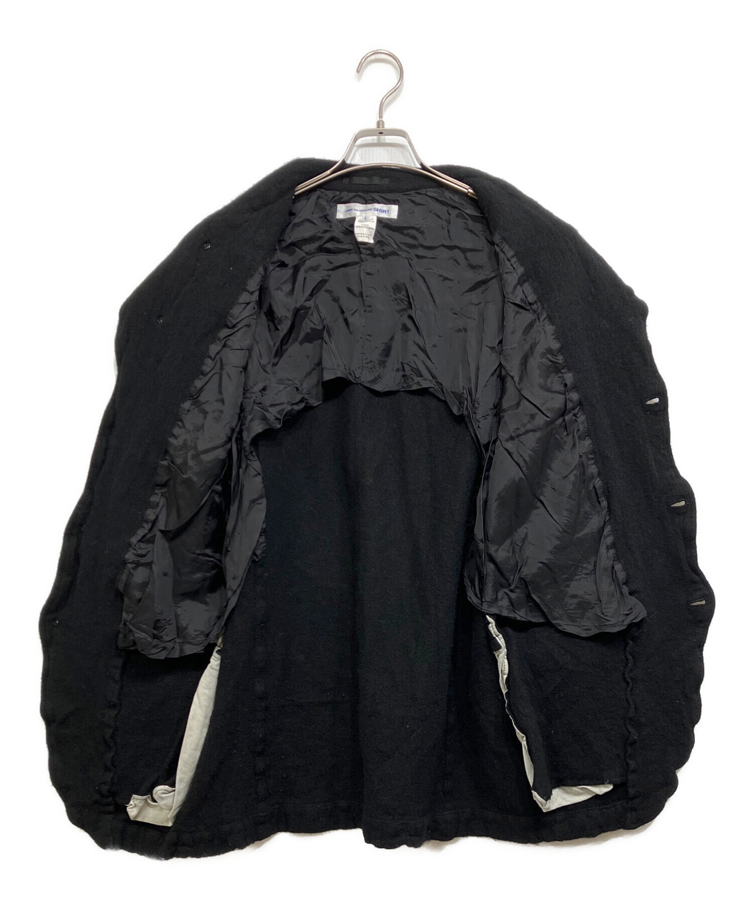 希少AD2010 COMME des GARCONS 立襟 製品染め ジャケット 中古・古着通販】COMME des GARCONS SHIRT (コムデギャルソンシャツ