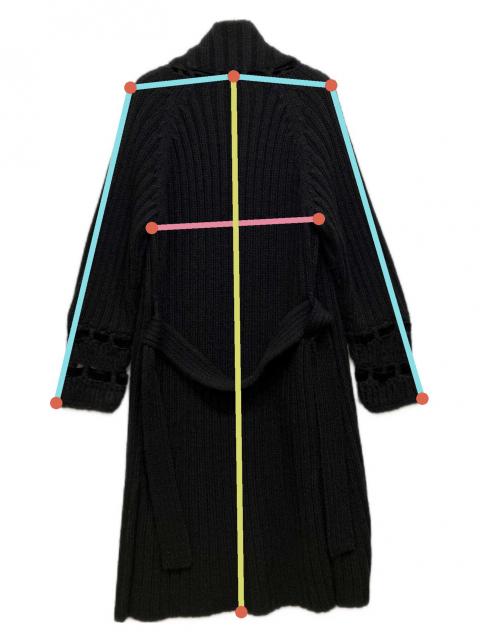 中古・古着通販】JOHN GALLIANO (ジョンガリアーノ) ニットコート