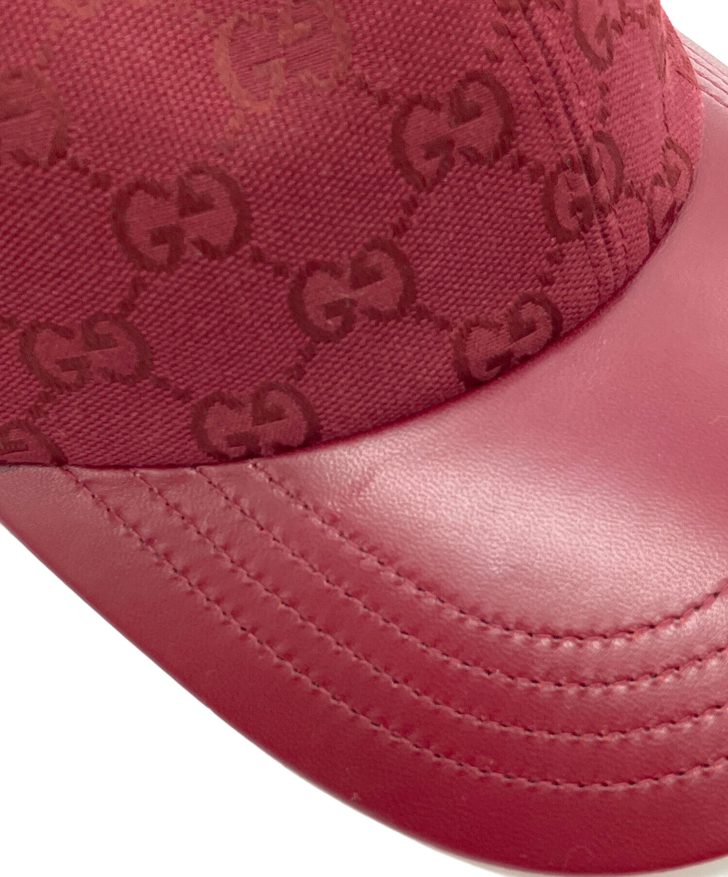 中古・古着通販】GUCCI (グッチ) キャップ ボルドー サイズ:M
