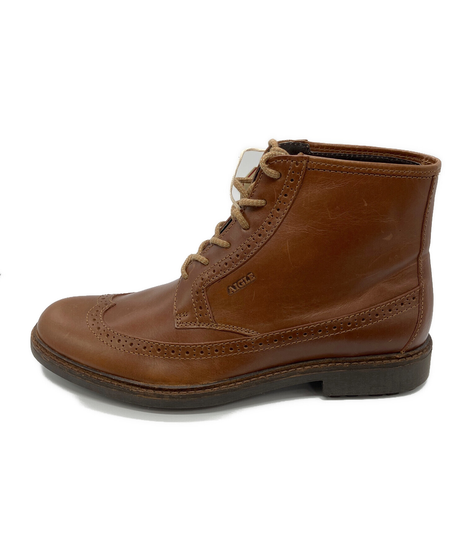 中古・古着通販】AIGLE (エーグル) ウィングチップレザーブーツ
