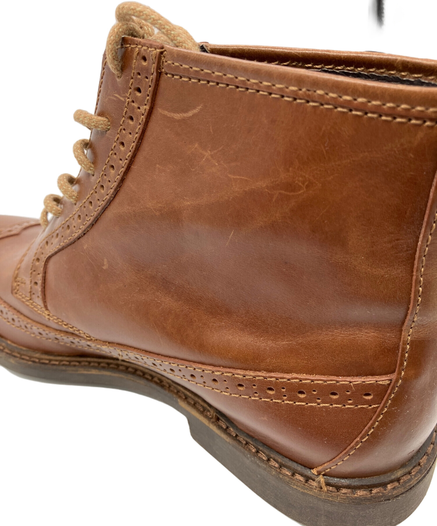 中古・古着通販】AIGLE (エーグル) ウィングチップレザーブーツ
