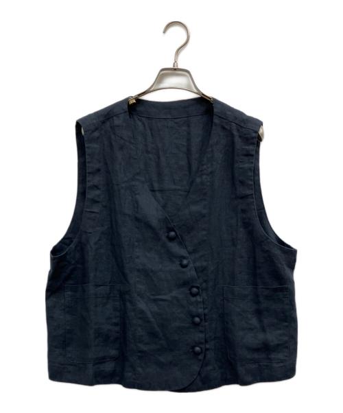 中古・古着通販】nest Robe (ネストローブ) リネンボタンルーズベスト