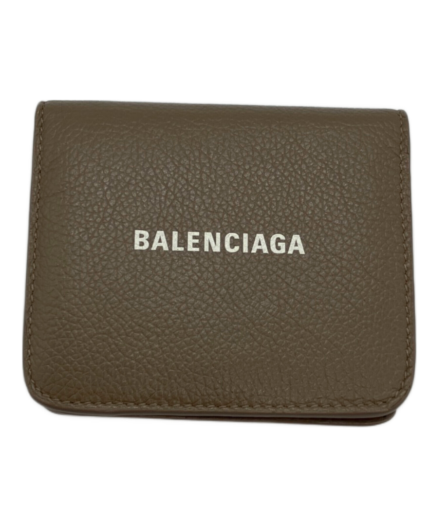 中古・古着通販】BALENCIAGA (バレンシアガ) 2つ折り財布 ベージュ