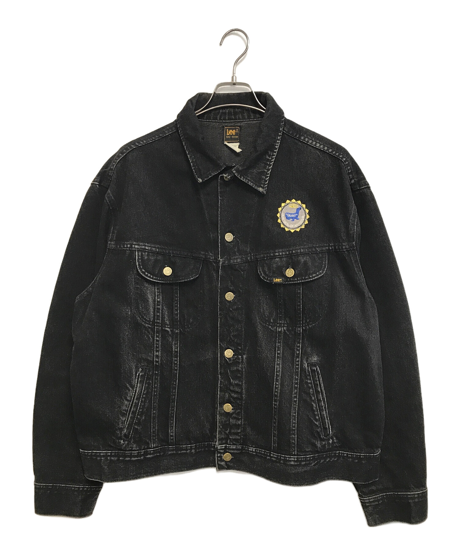 中古・古着通販】LEE (リー) 220-J 後染めデニムジャケット ブラック