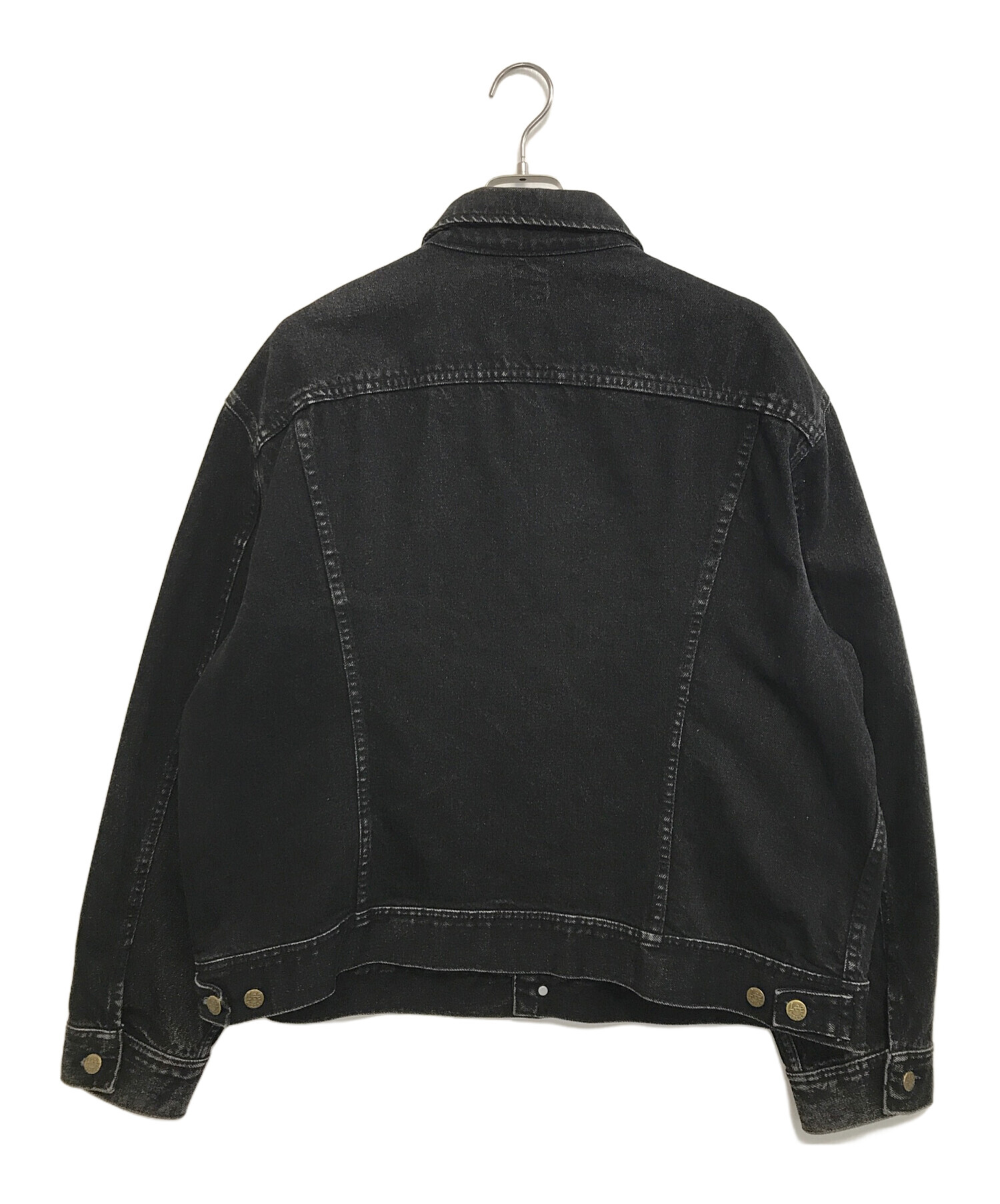 中古・古着通販】LEE (リー) 220-J 後染めデニムジャケット ブラック