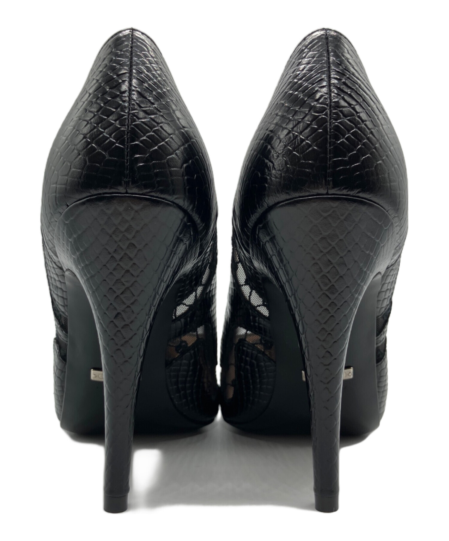 【美品】GUCCI フラットパンプス パール 35 黒 中古・古着通販】GUCCI (グッチ) パンプス ブラック サイズ:37