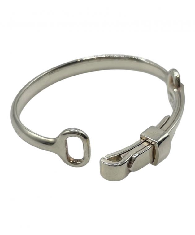 バングル　エルメス 中古・古着通販】HERMES (エルメス) MORS DE BRIDE ベルトモチーフ