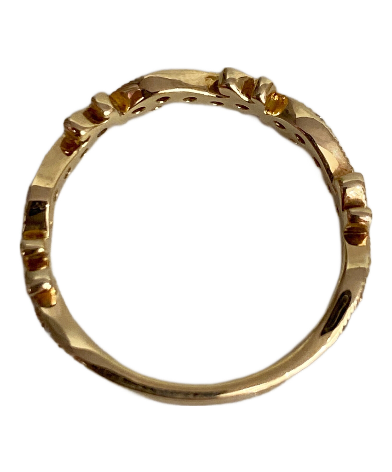 パーセルジュエリー ジェルメリング フォークリング 11号 中古・古着通販】Parcelle Jewelry (パーセルジュエリー) ミルゴシック
