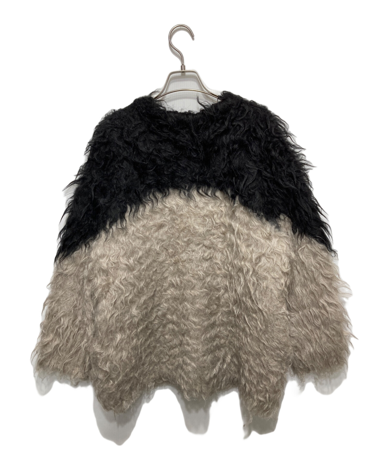 25年 クラネ CLANE MIX COLOR KNIT TRENKER 中古・古着通販】CLANE (クラネ) BI COLOR SHAGGY KNIT CARDIGAN